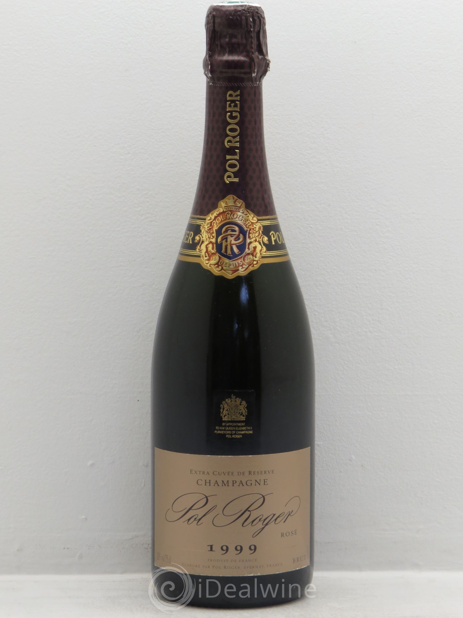 Rosé Brut Pol Roger Extra cuvée de réserve 1999 - Lot de 1 bouteille - 0