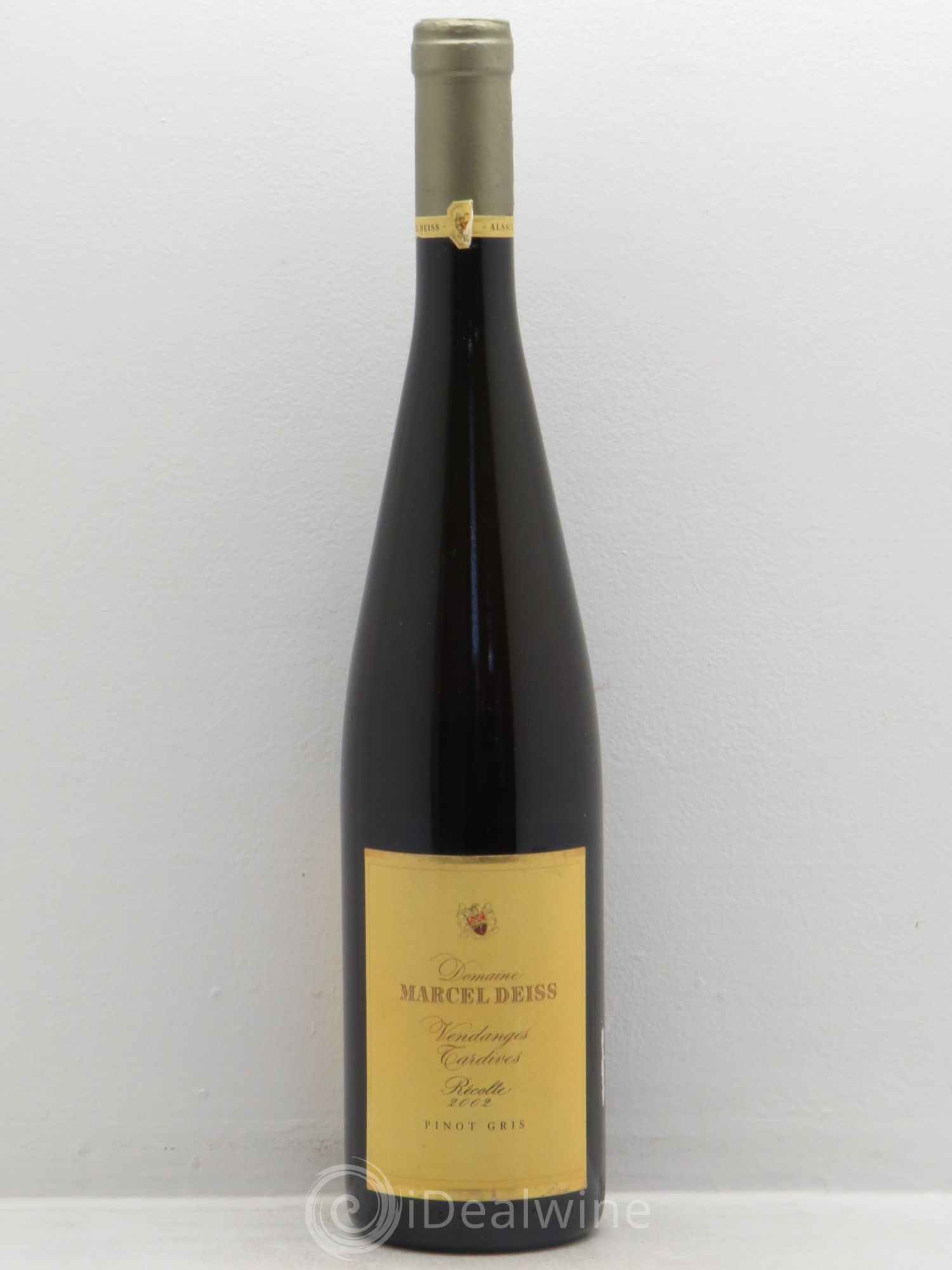 Alsace Pinot Gris Vendanges Tardives Marcel Deiss (Domaine) 2002 - Lot de 1 bouteille - 0