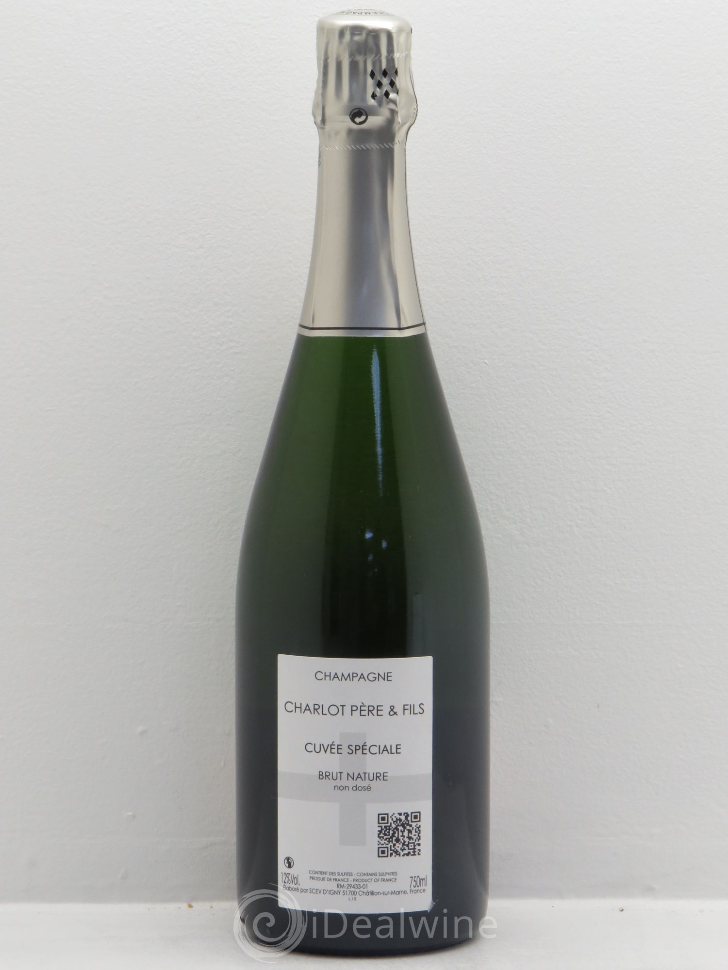 Brut Nature Cuvée Spéciale Charlot Père & Fils - Lot of 1 bottle - 1