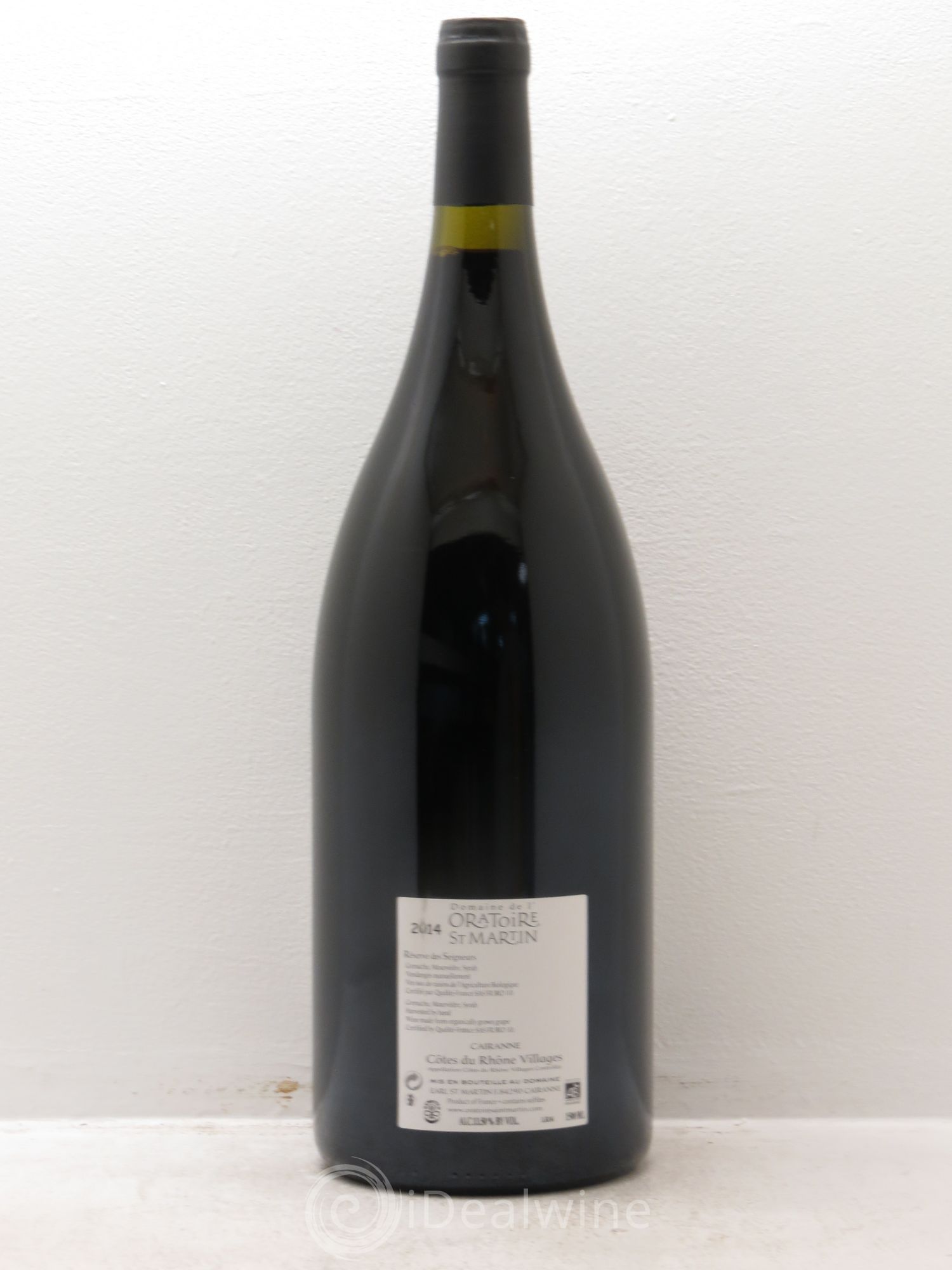 Cairanne Réserve des Seigneurs Oratoire Saint-Martin - Frédéric et François Alary 2014 - Lot de 1 magnum - 1