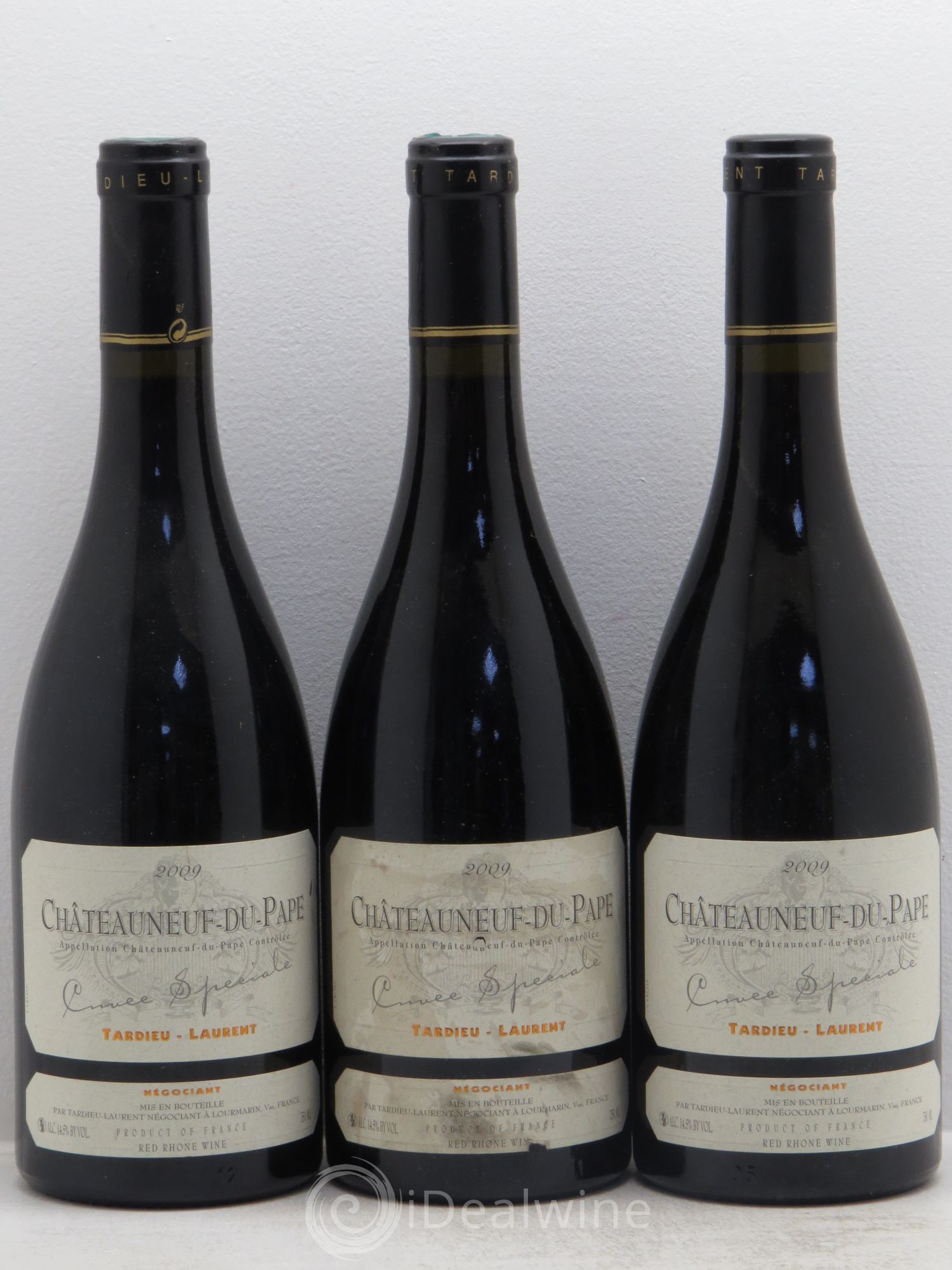 Châteauneuf-du-Pape Tardieu-Laurent Cuvée spéciale Famille Tardieu 2009 - Lot de 3 bouteilles - 0