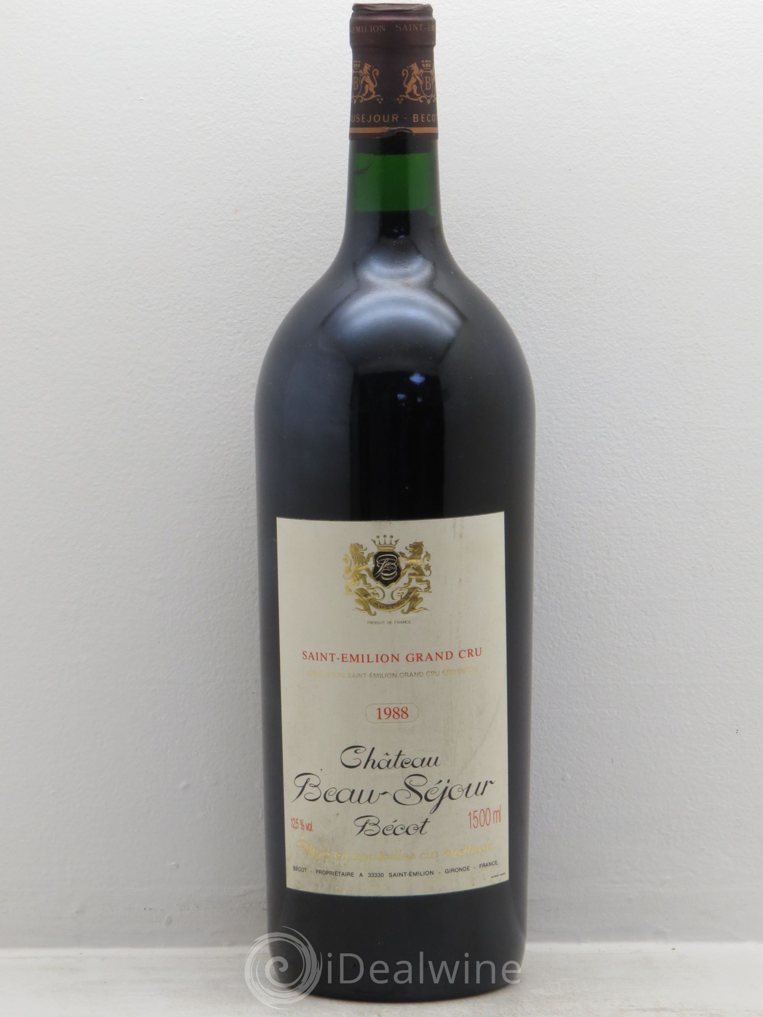 Château Beau-Séjour Bécot 1er Grand Cru Classé B 1988 - Lot de 1 magnum - 0