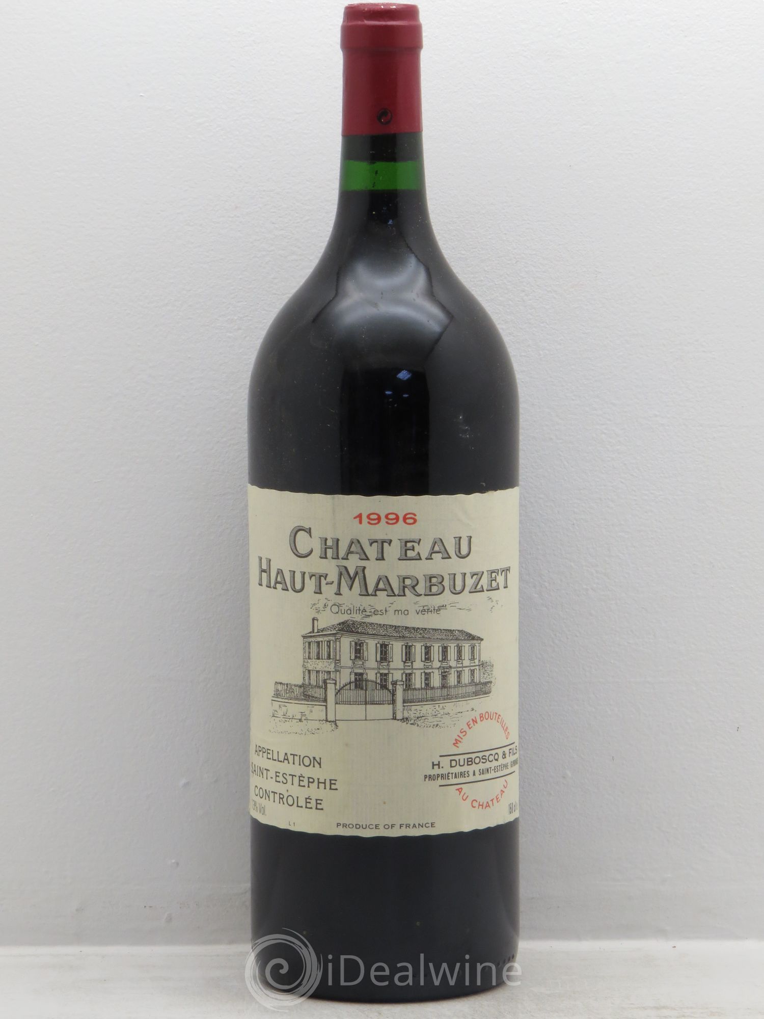 Château Haut Marbuzet 1996 - Lot de 1 magnum - 0