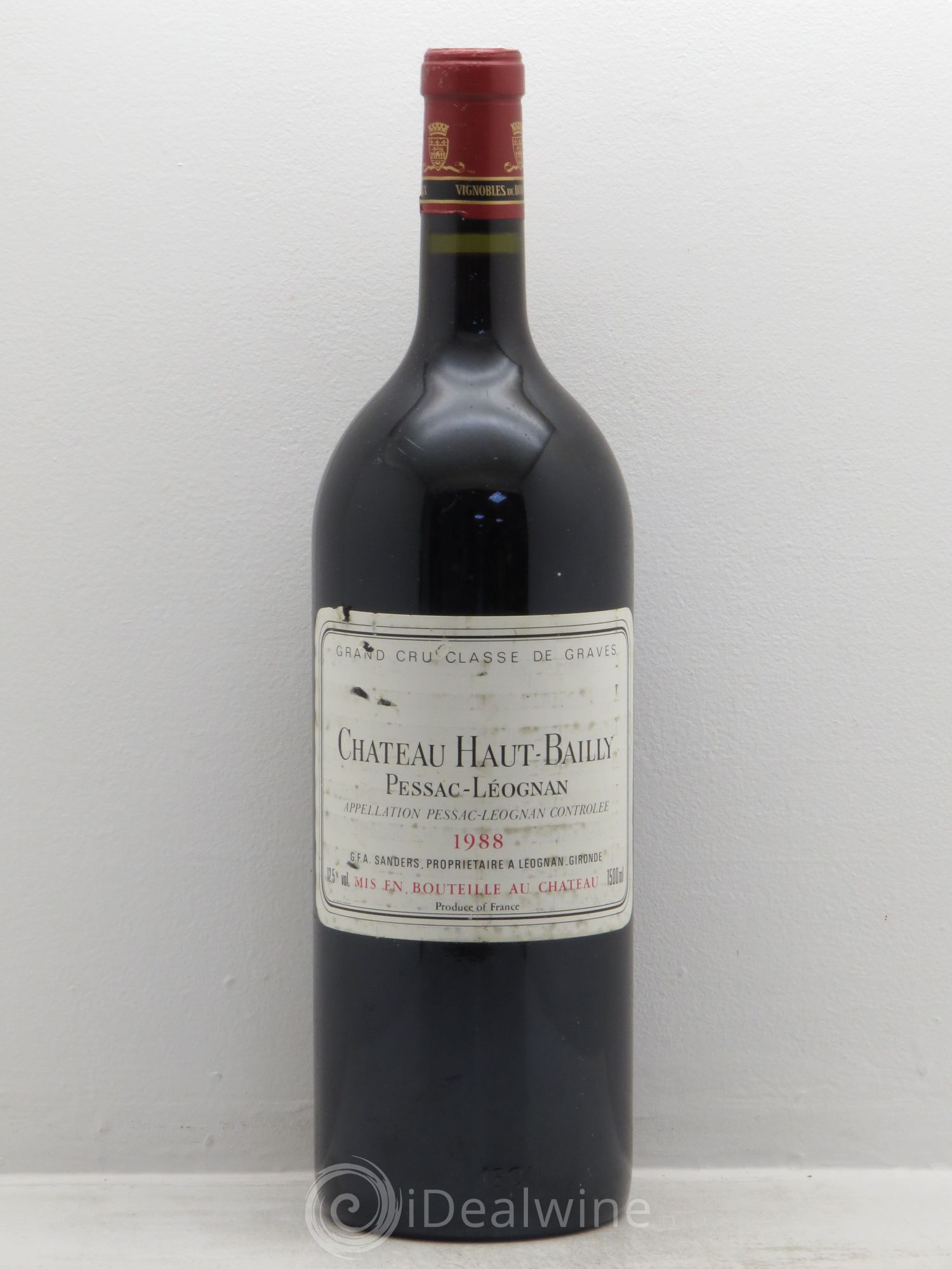 Château Haut-Bailly Cru Classé de Graves 1988 - Lot de 1 magnum - 0