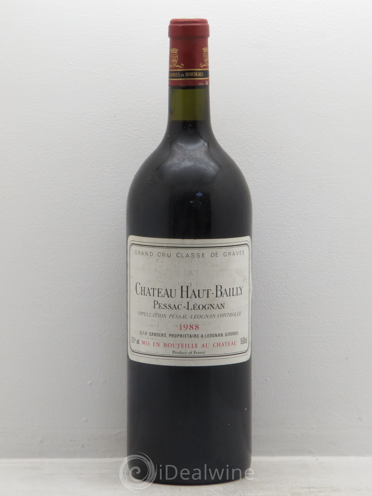 Château Haut-Bailly Cru Classé de Graves 1988 - Lot de 1 magnum - 0