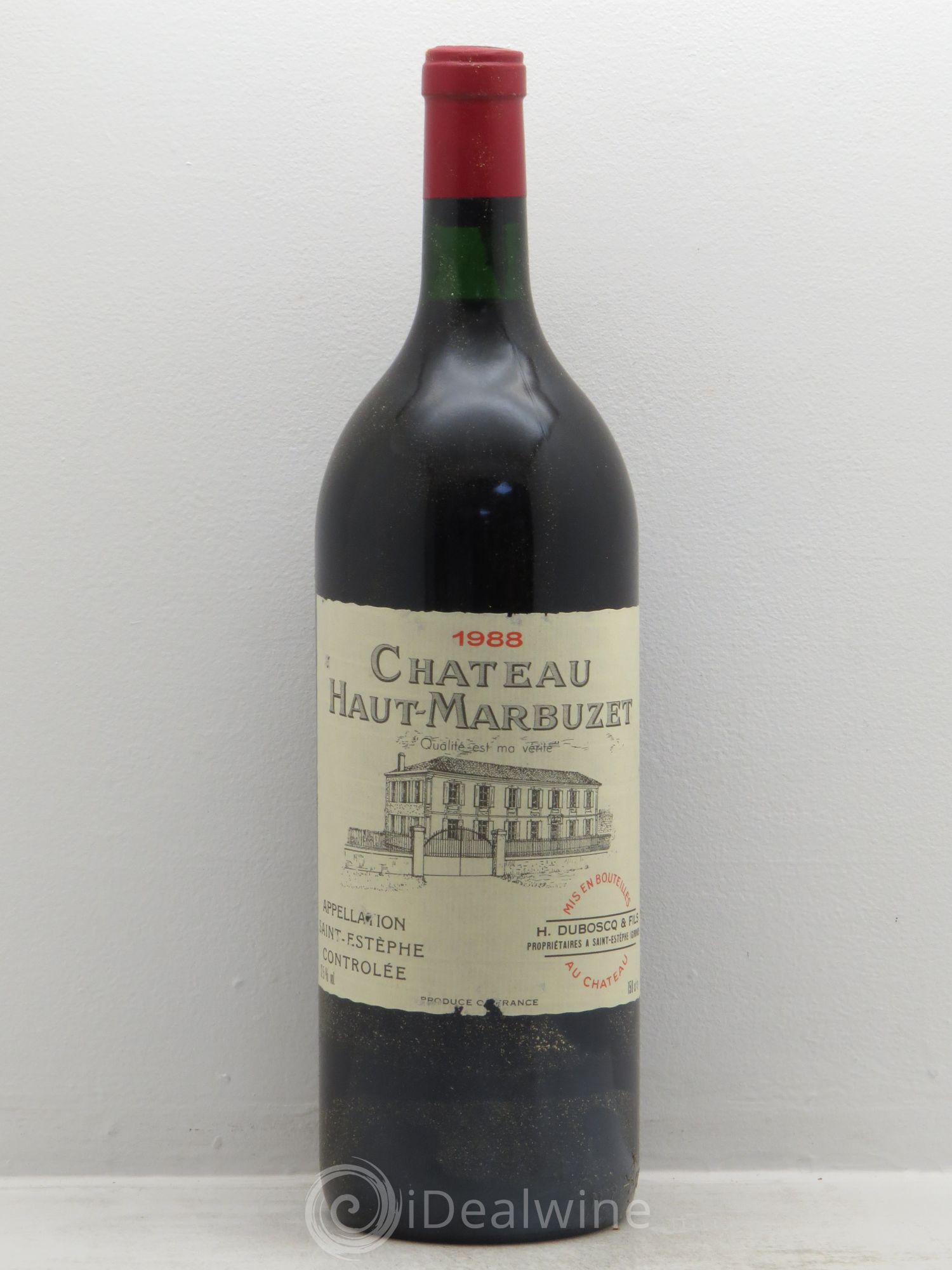 Château Haut Marbuzet 1988 - Lot de 1 magnum - 0