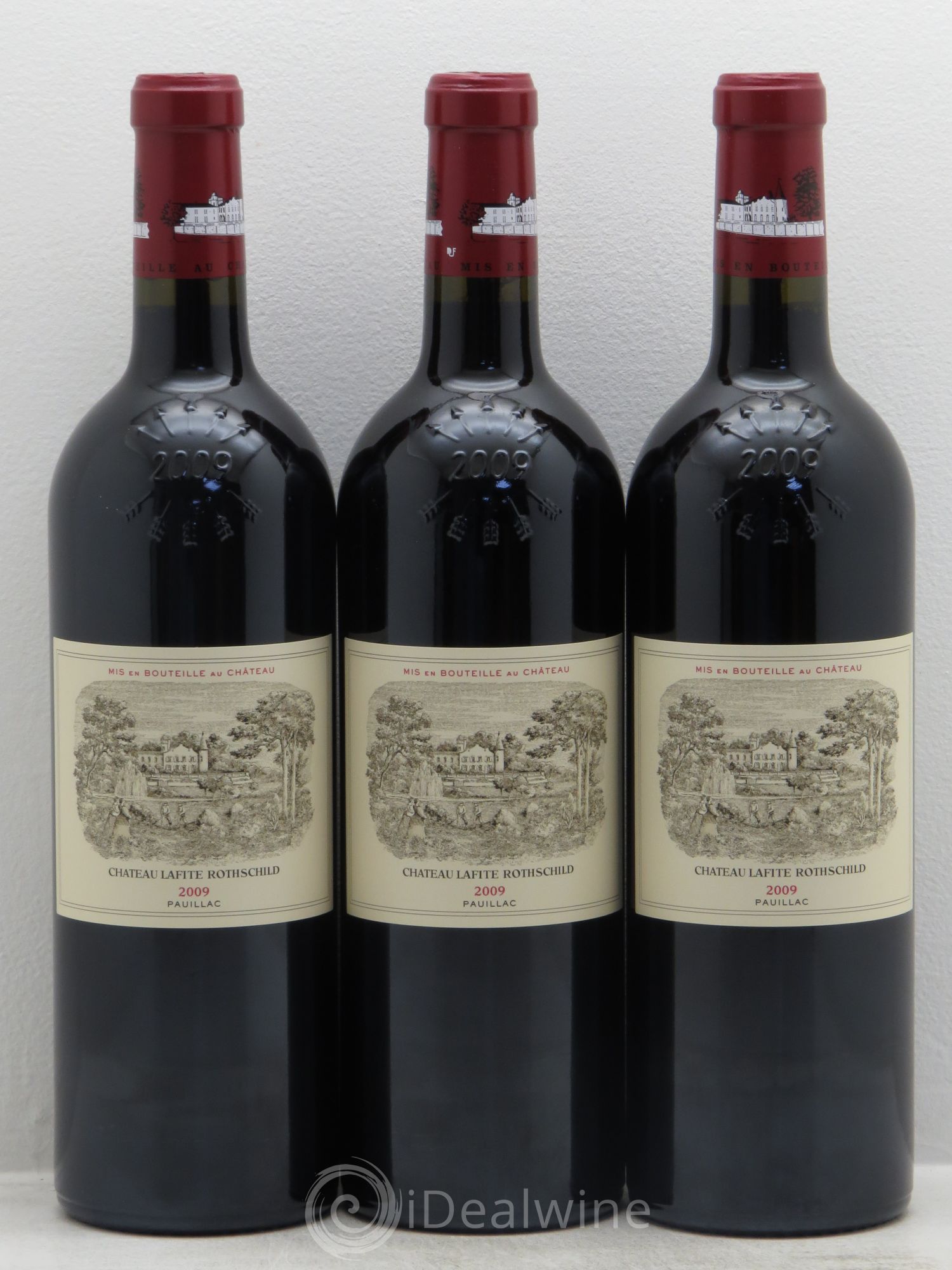 Château Lafite Rothschild 1er Grand Cru Classé 2009 - Lot de 3 bouteilles - 0