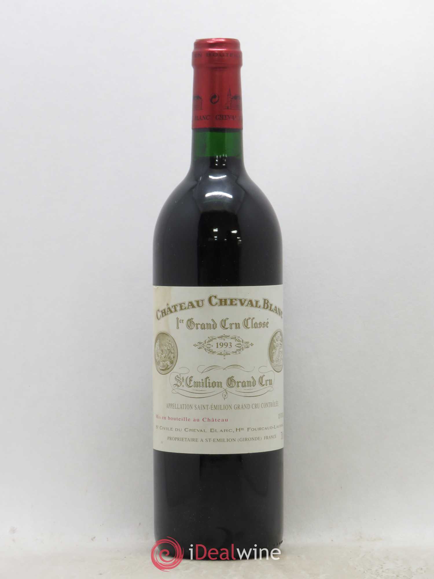Château Cheval Blanc 1er Grand Cru Classé A 1993 - Lot de 1 bouteille - 0