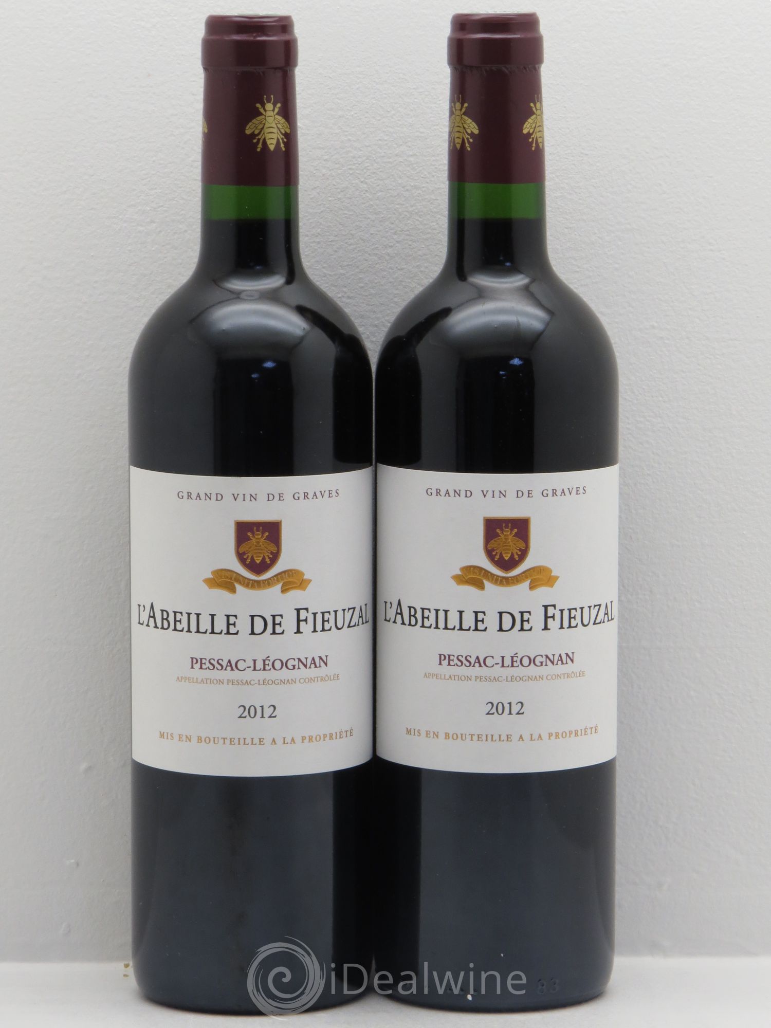 Abeille de Fieuzal 2012 - Lot de 2 bouteilles - 0