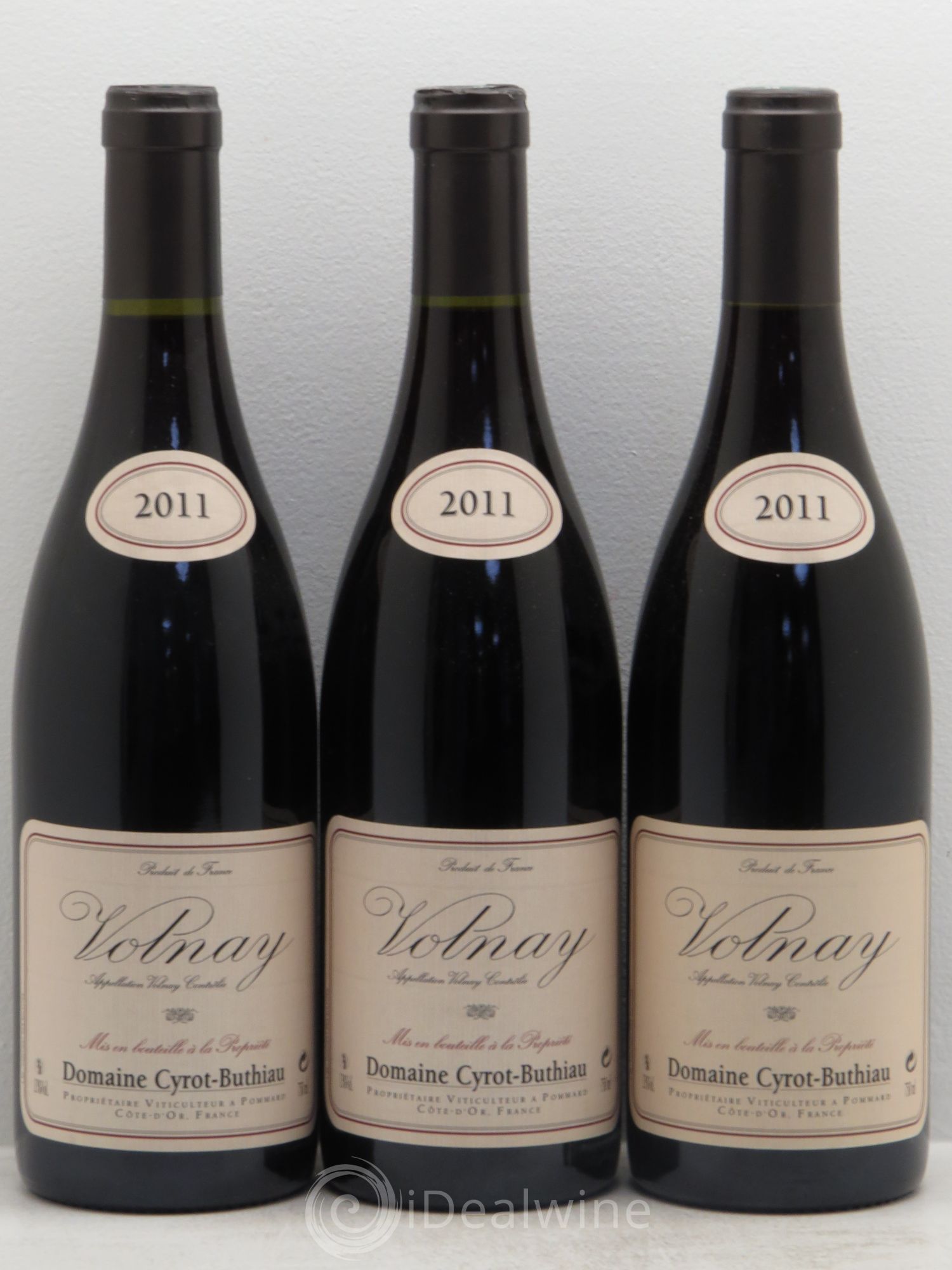 Volnay Domaine Cyrot Buthiau 2011 - Lot de 3 bouteilles - 0