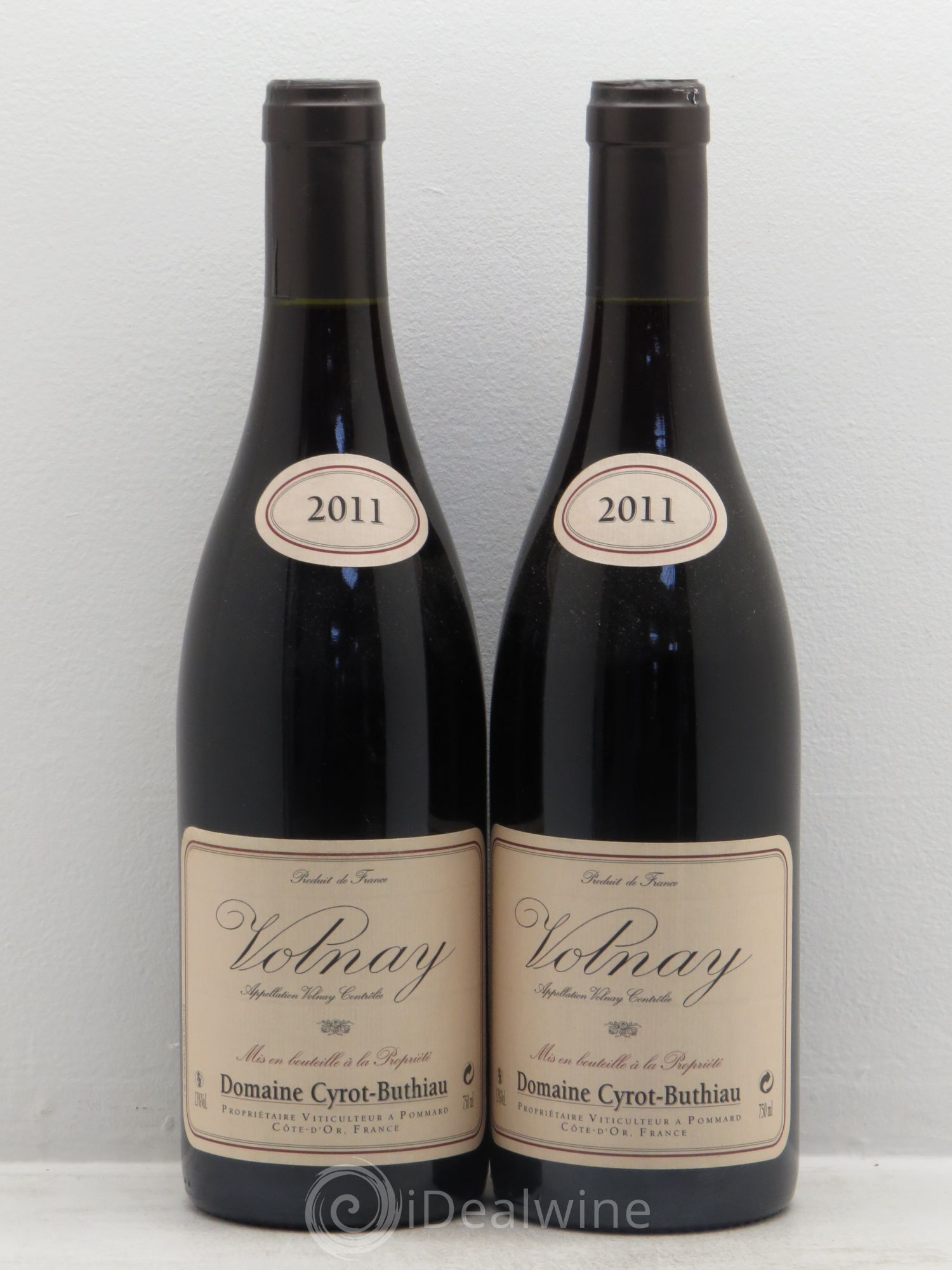 Volnay Domaine Cyrot Buthiau 2011 - Lot de 2 bouteilles - 0