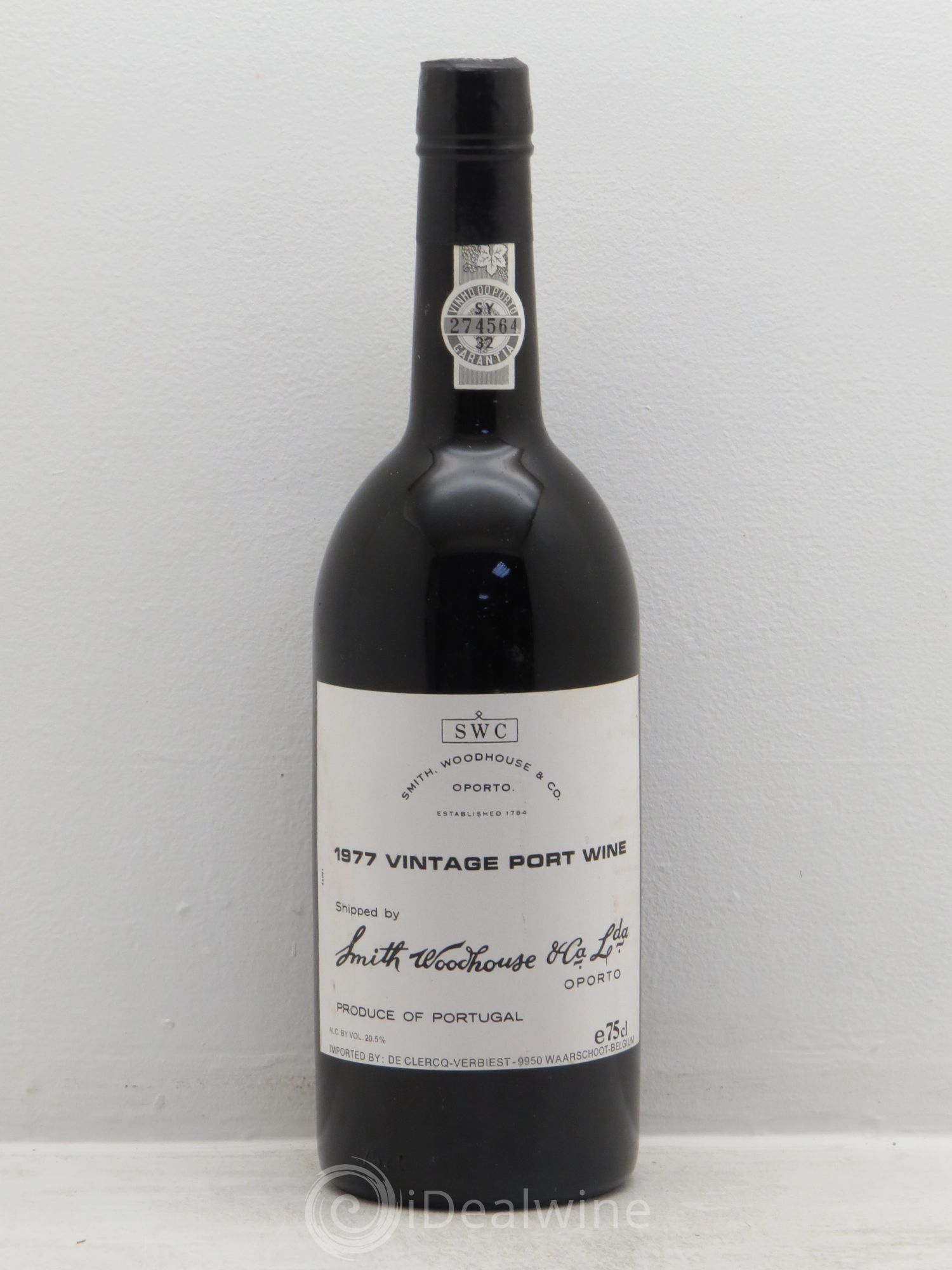 Porto Vintage port Smith Woodhouse 1977 - Posten von 1 Flasche - 0