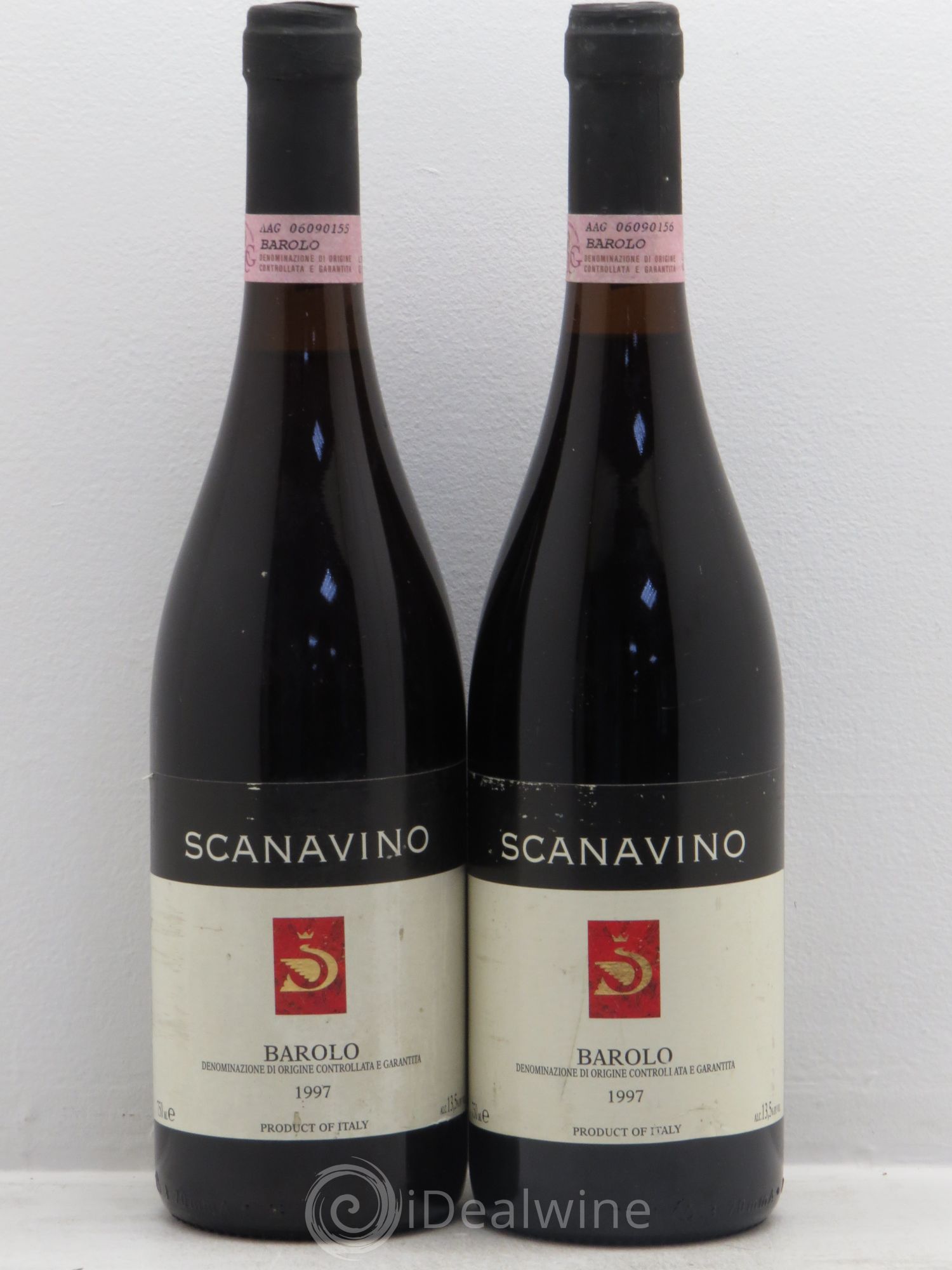 Barolo Scanavino 1997 - Lot de 2 bouteilles - 0