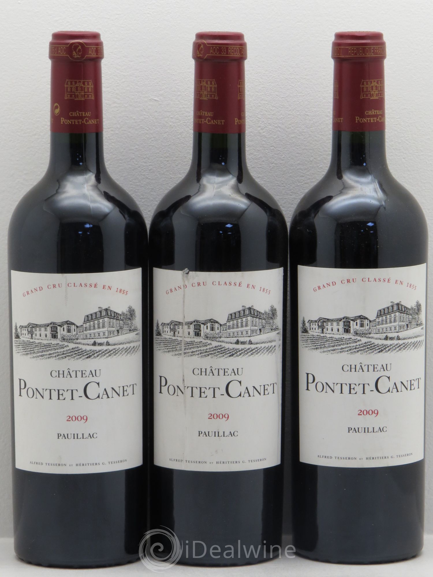 Château Pontet Canet 5ème Grand Cru Classé 2009 - Lot de 6 bouteilles - 1