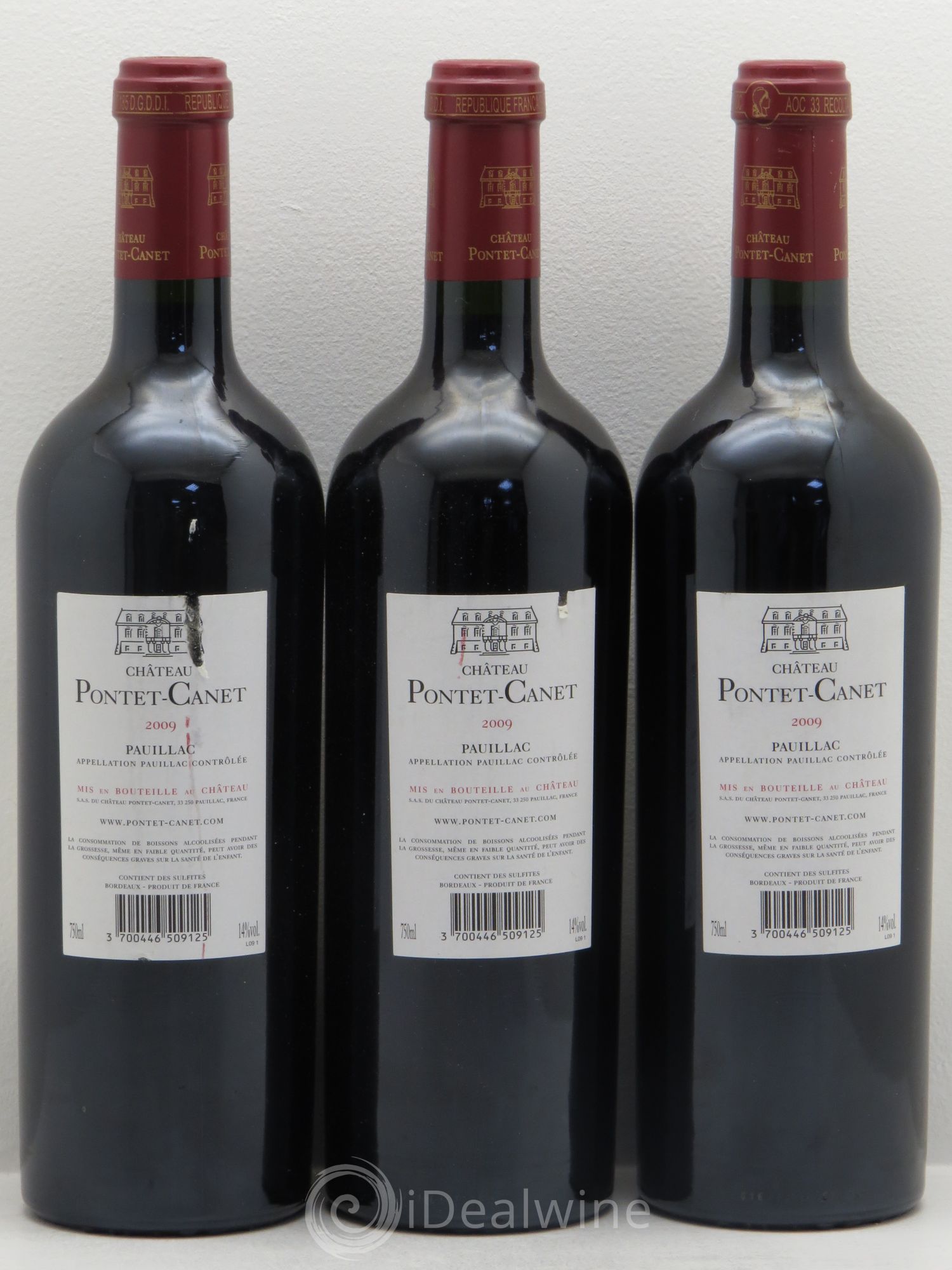 Château Pontet Canet 5ème Grand Cru Classé 2009 - Lot de 6 bouteilles - 2