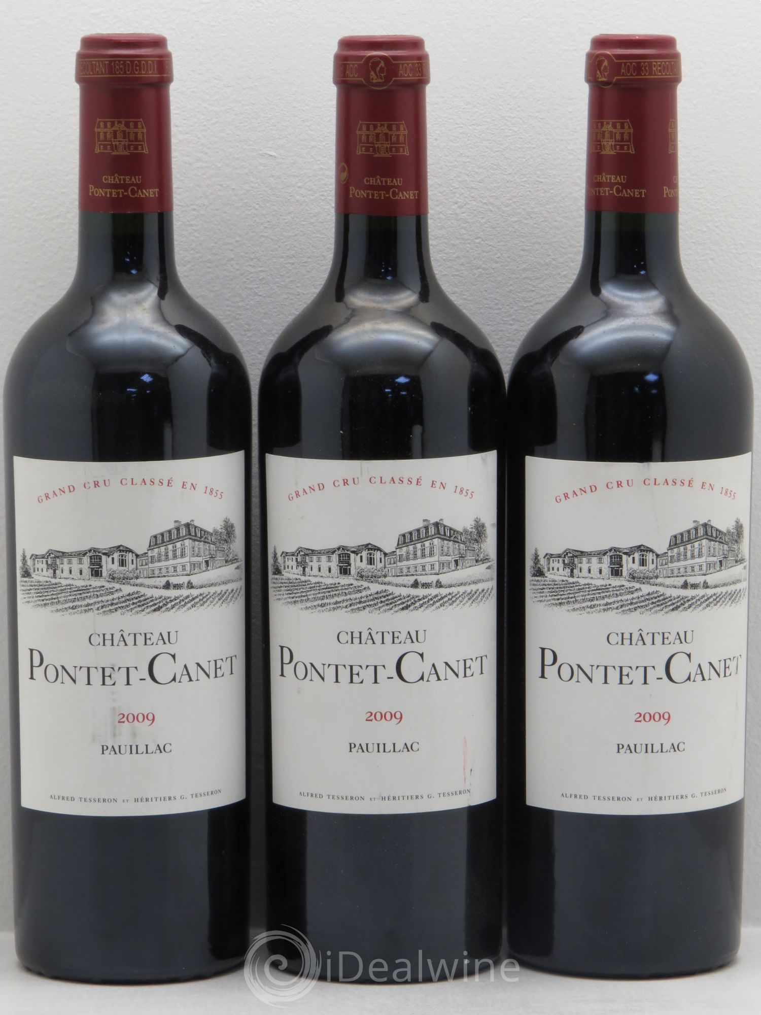 Château Pontet Canet 5ème Grand Cru Classé 2009 - Lot de 6 bouteilles - 3