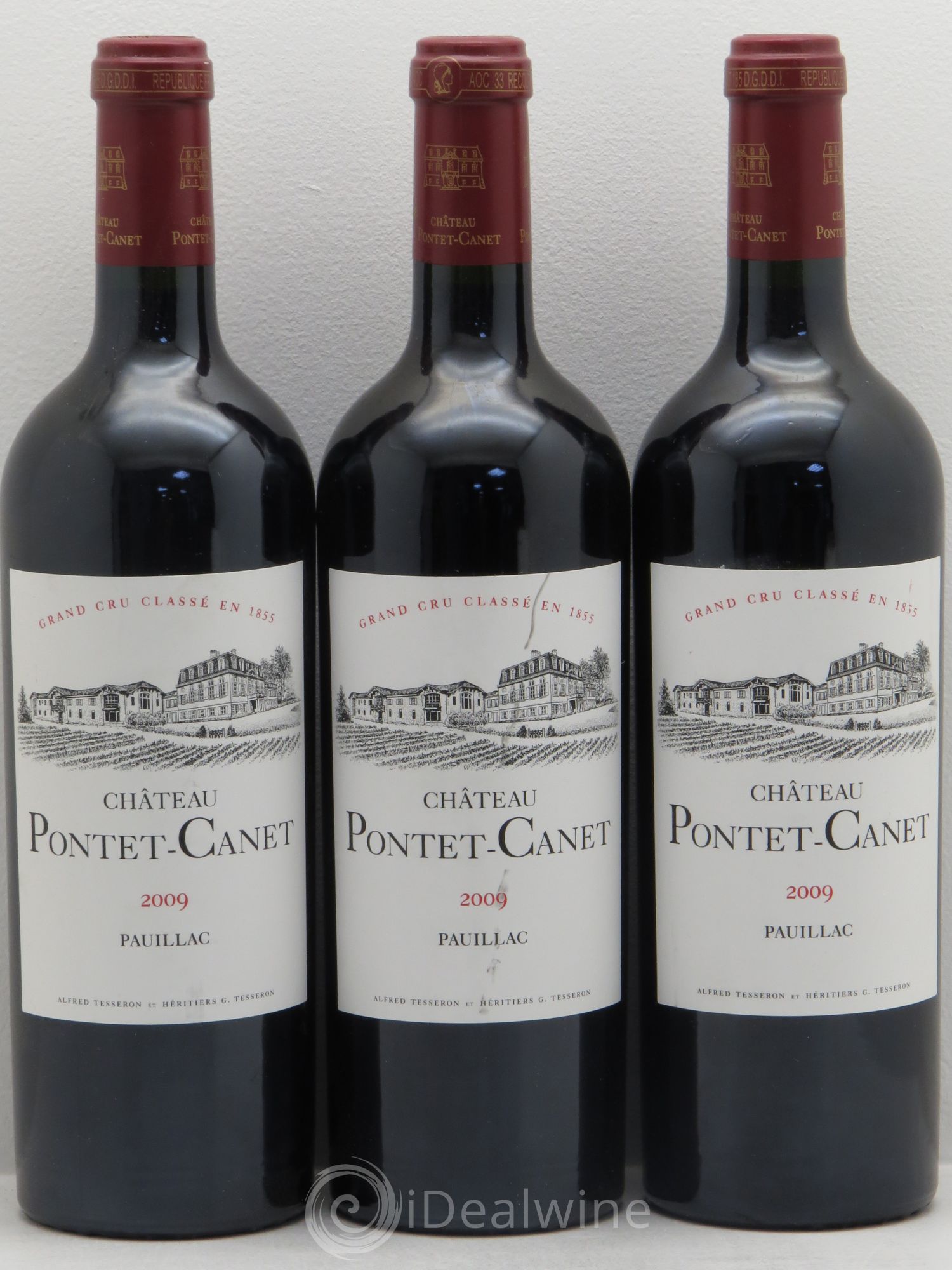 Château Pontet Canet 5ème Grand Cru Classé 2009 - Lot de 6 bouteilles - 1