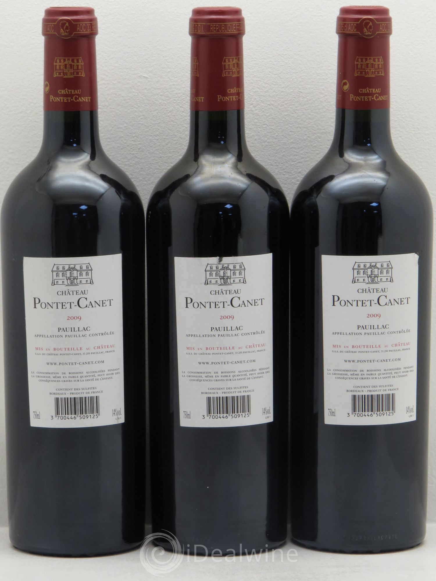 Château Pontet Canet 5ème Grand Cru Classé 2009 - Lot de 6 bouteilles - 2
