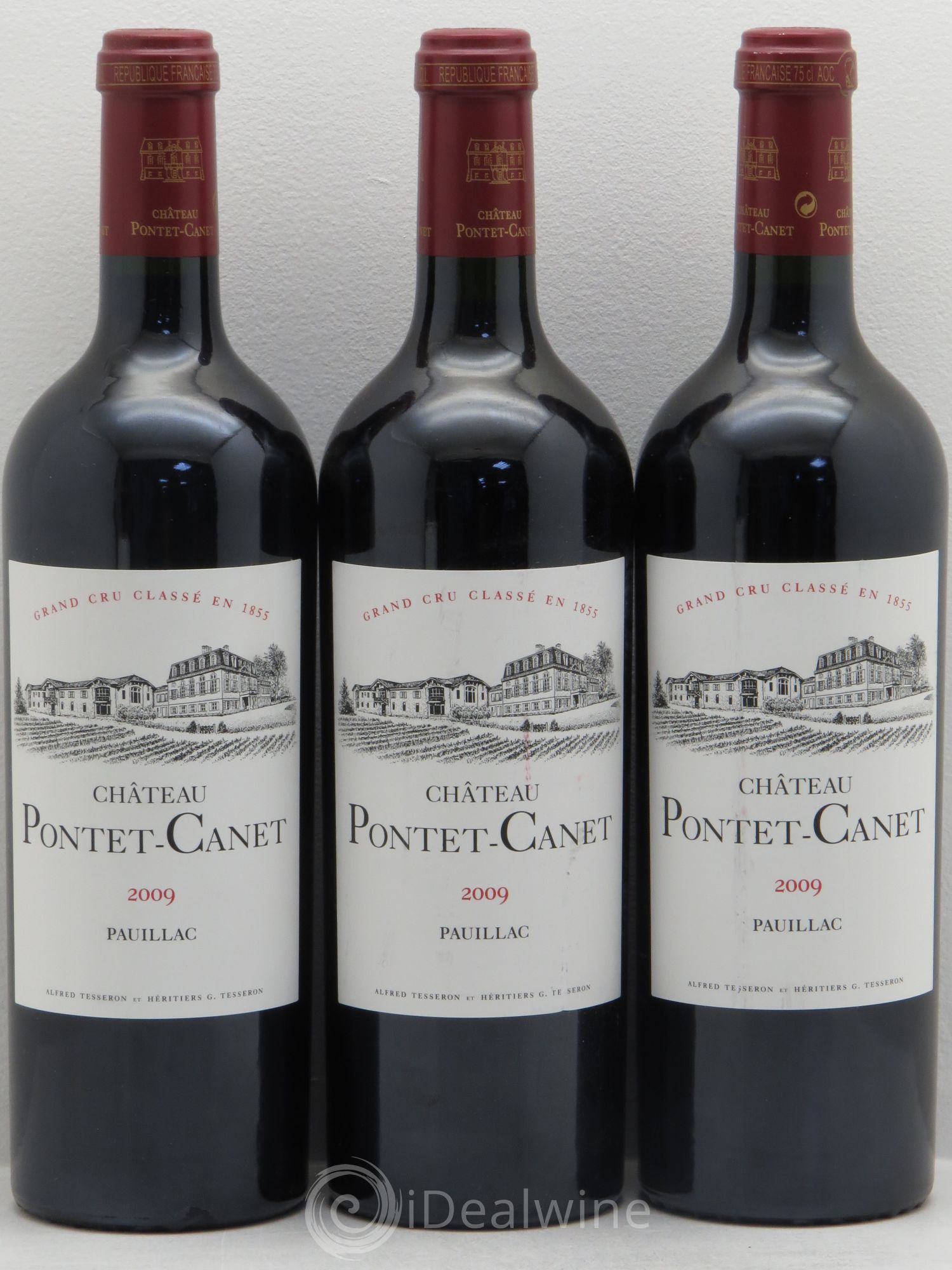 Château Pontet Canet 5ème Grand Cru Classé 2009 - Lot de 6 bouteilles - 3