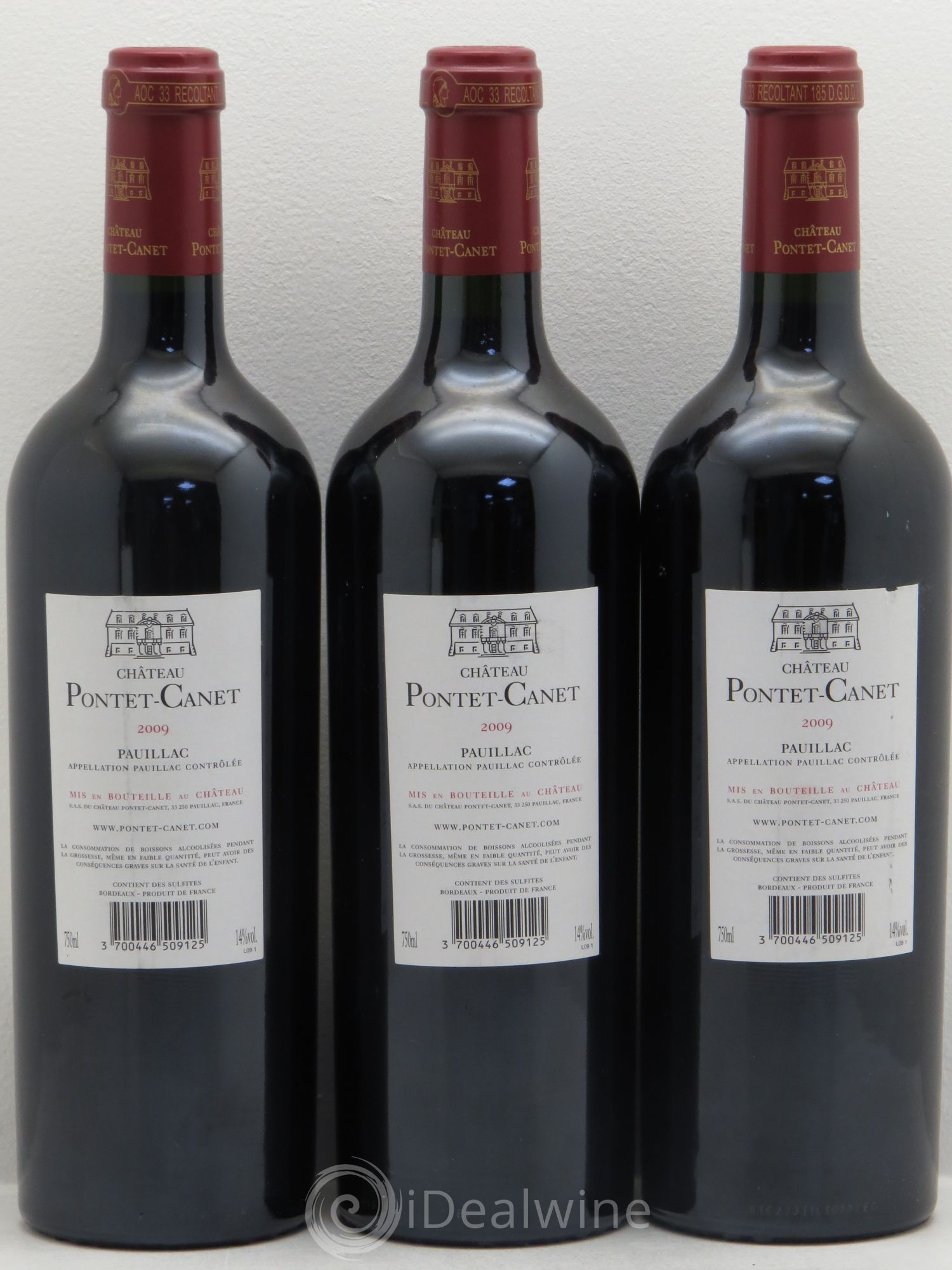 Château Pontet Canet 5ème Grand Cru Classé 2009 - Lot de 6 bouteilles - 4