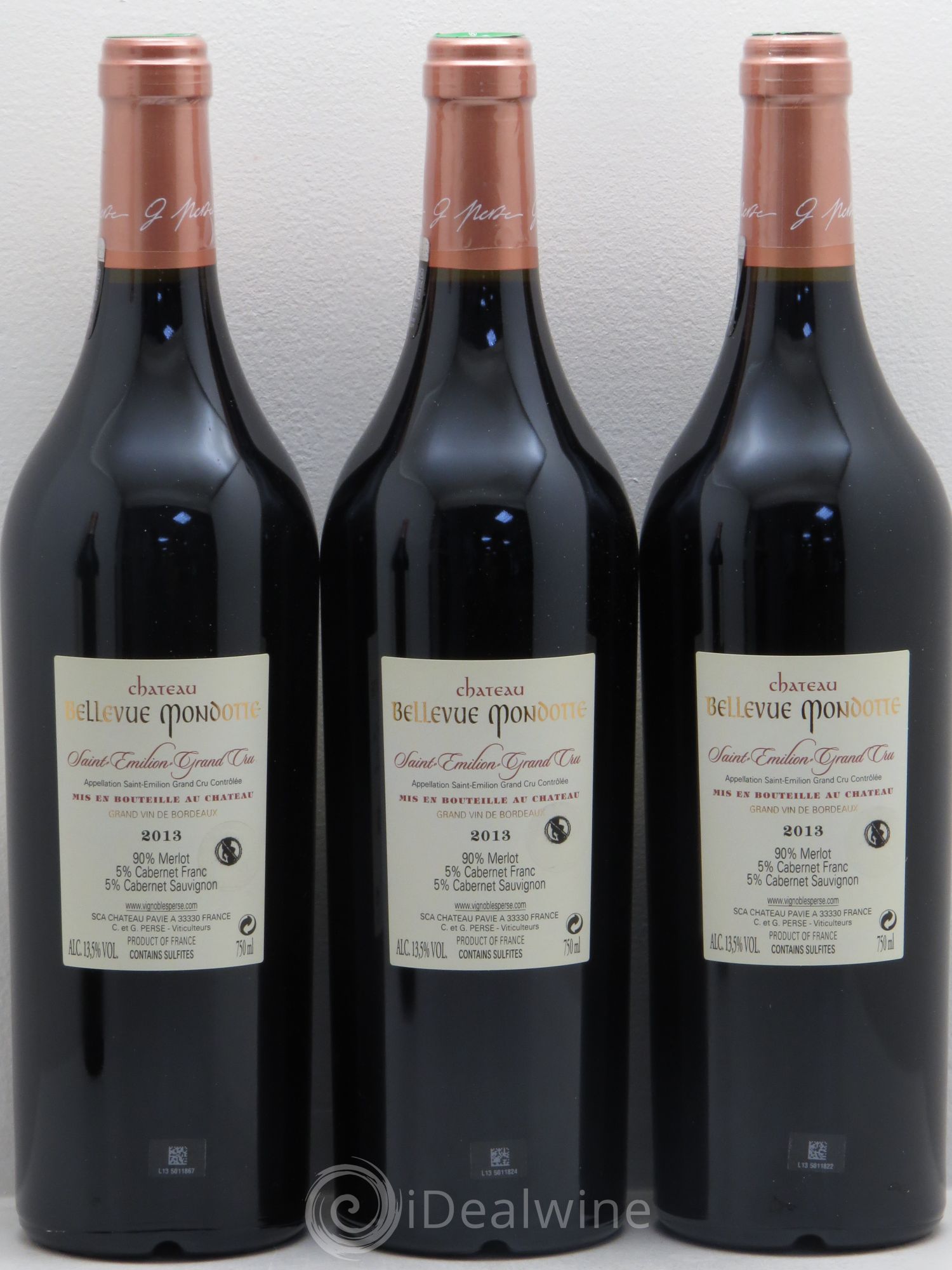 Château Bellevue Mondotte 2013 - Lot de 12 bouteilles - 2