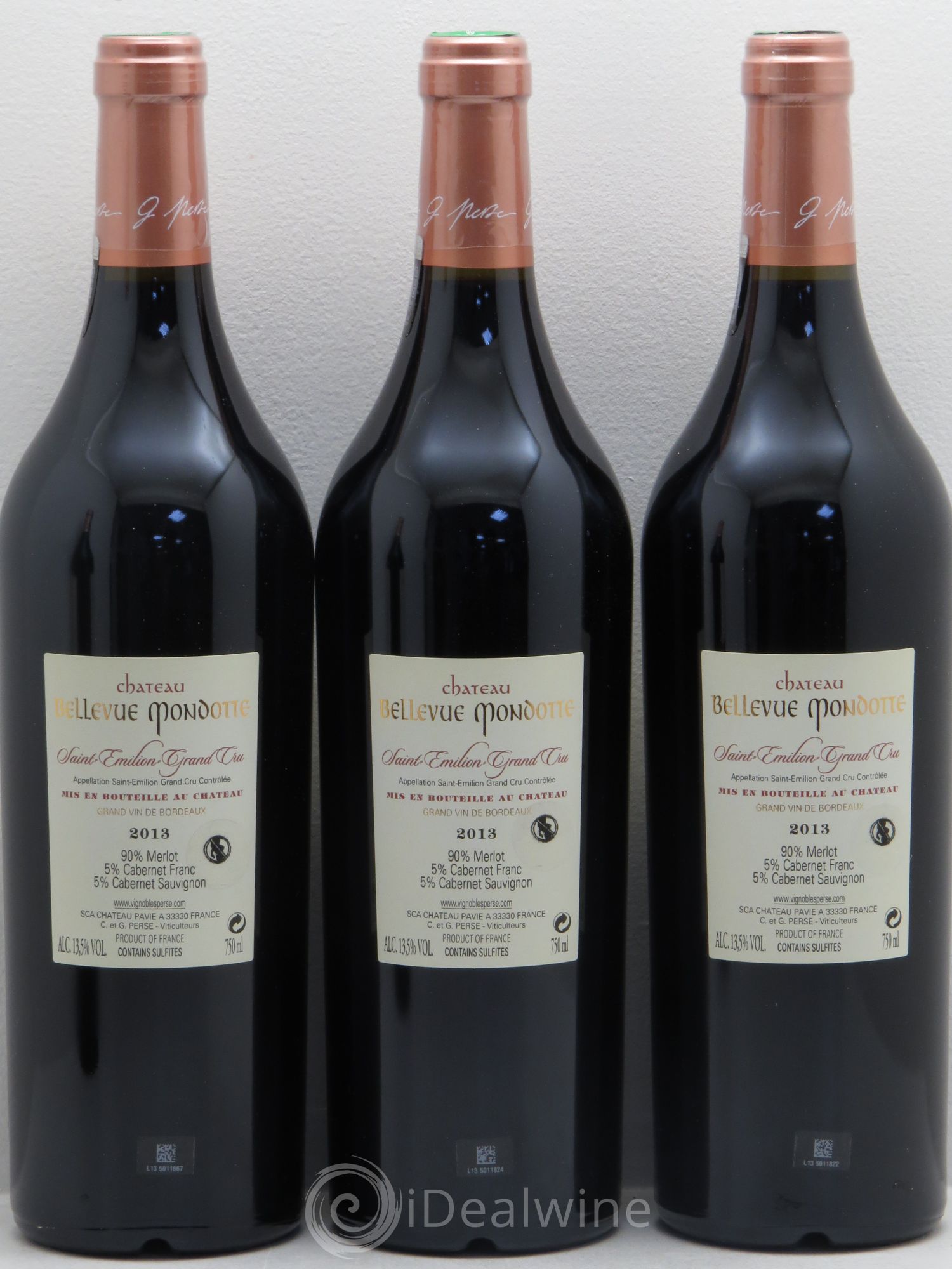 Château Bellevue Mondotte 2013 - Lot de 12 bouteilles - 4