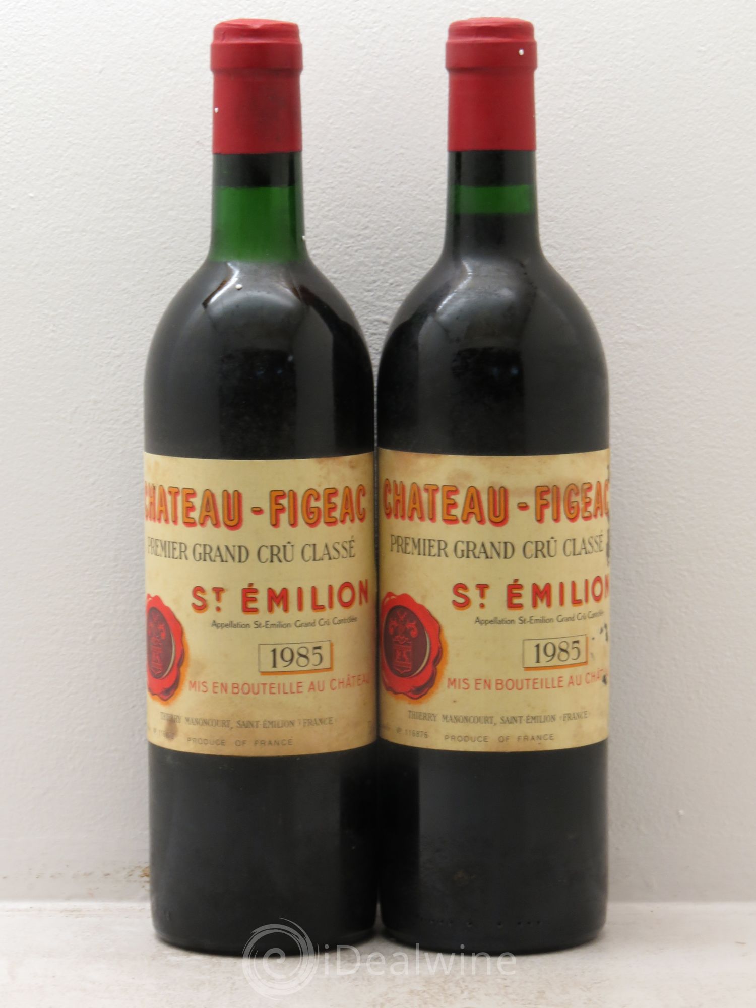 Château Figeac 1er Grand Cru Classé A 1985 - Lot de 2 bouteilles - 0