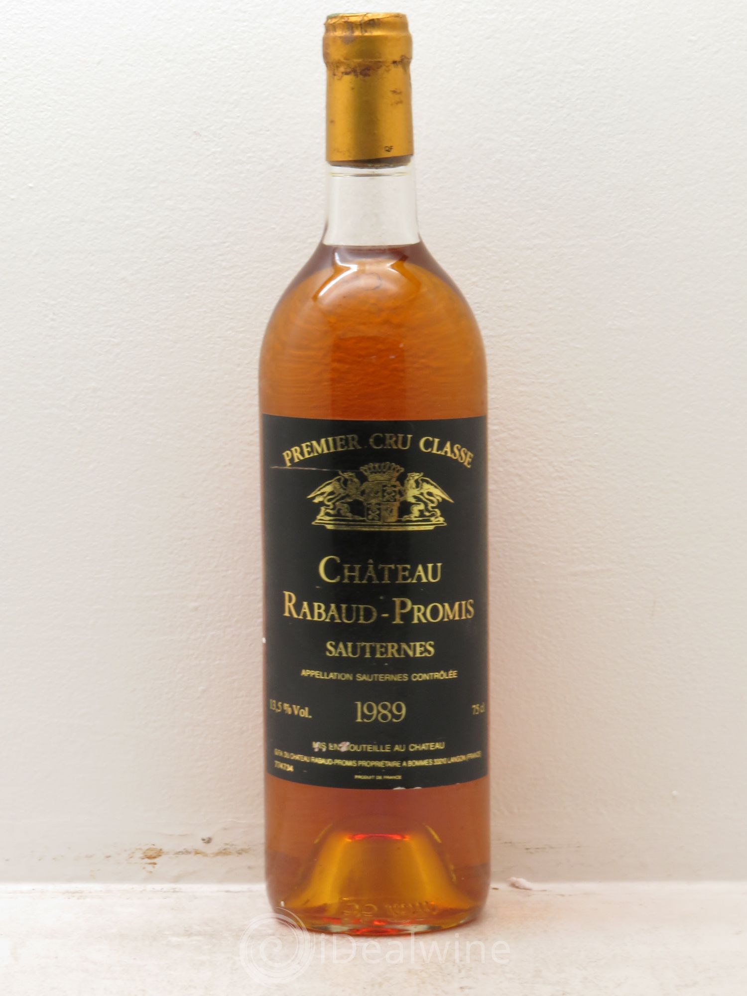Château Rabaud Promis 1er Grand Cru Classé 1989 - Posten von 1 Flasche - 0