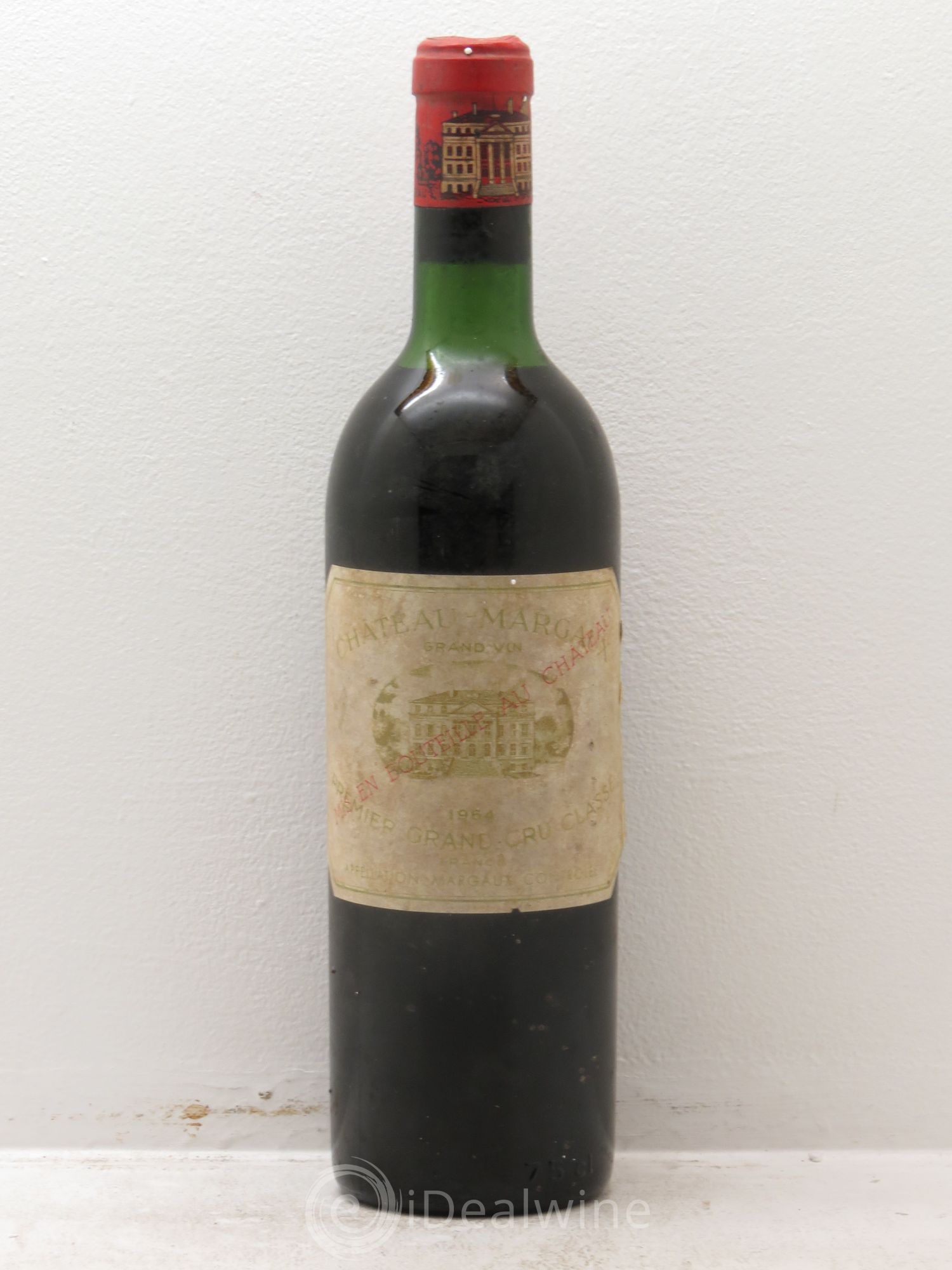 Château Margaux 1er Grand Cru Classé 1964 - Lot de 1 bouteille - 0