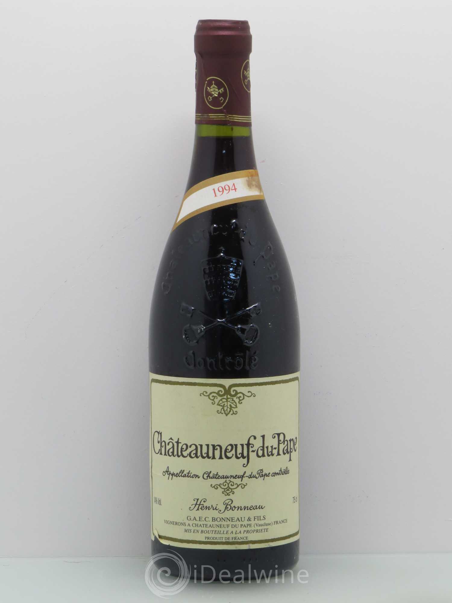 Châteauneuf-du-Pape Henri Bonneau Henri Bonneau & Fils 1994 - Lot de 1 bouteille - 0