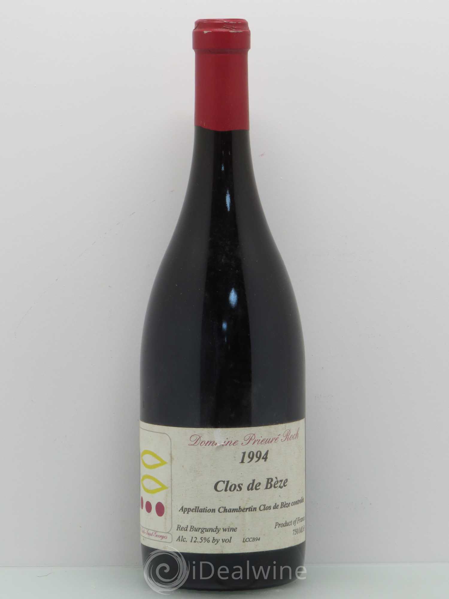 Chambertin Clos de Bèze Grand Cru Prieuré Roch 1994 - Lot de 1 bouteille - 0