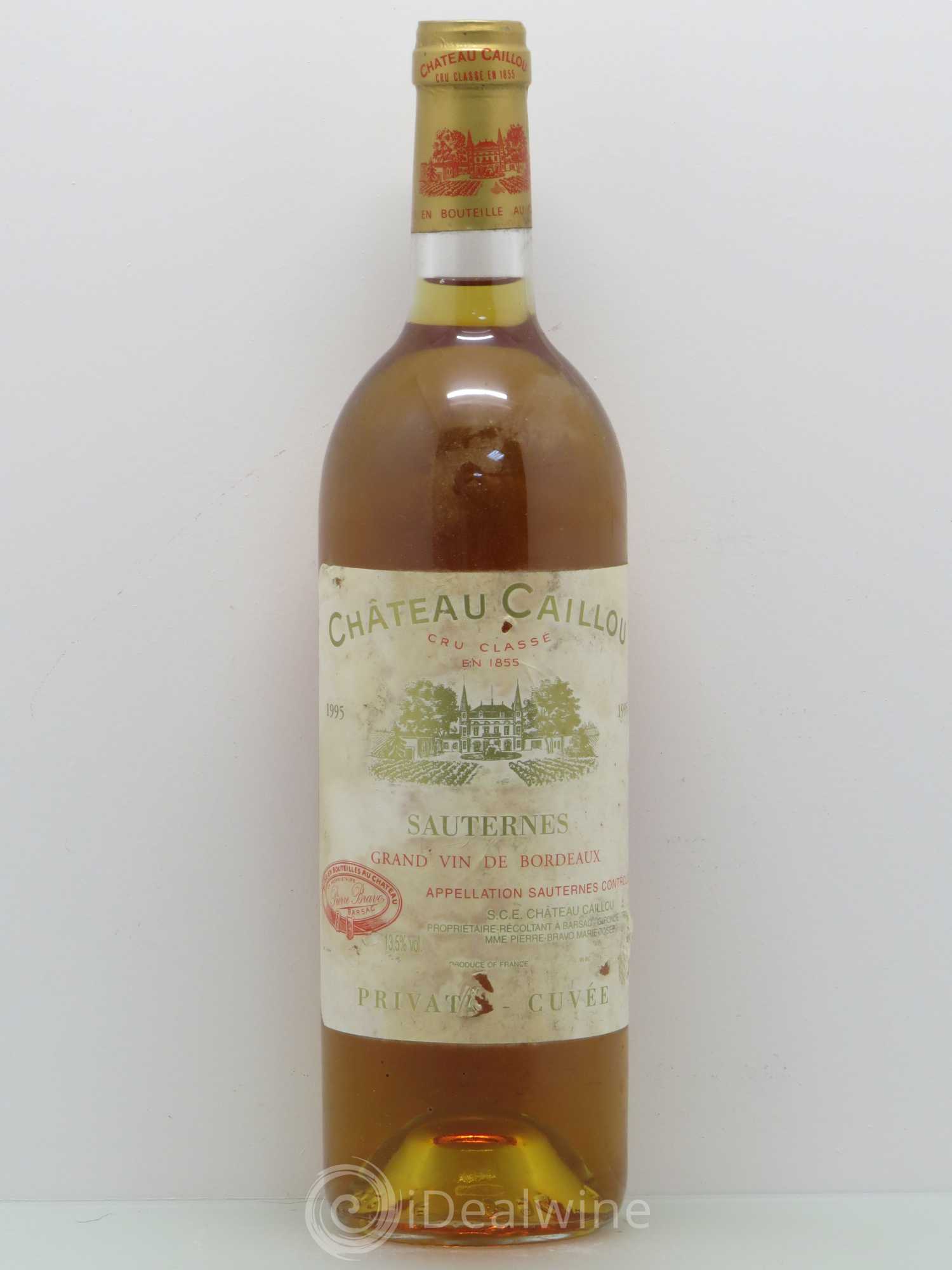 Château Caillou - Private Cuvée 1995 - Posten von 1 Flasche - 0