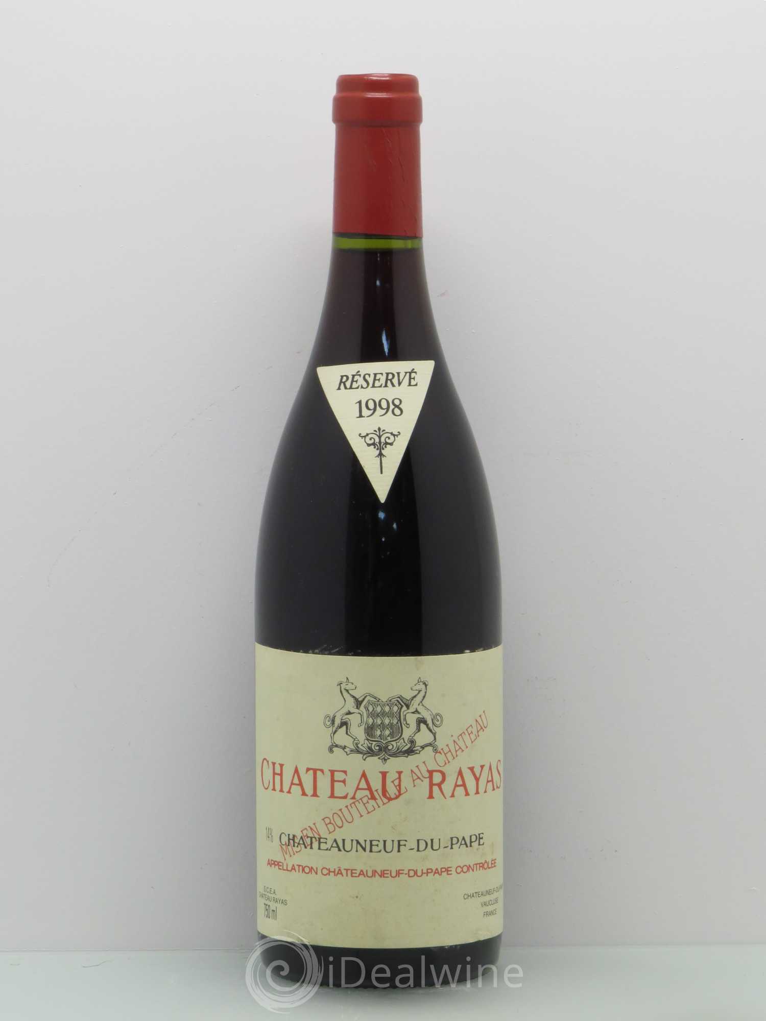 Châteauneuf-du-Pape Château Rayas Emmanuel Reynaud 1998 - Lot de 1 bouteille - 0