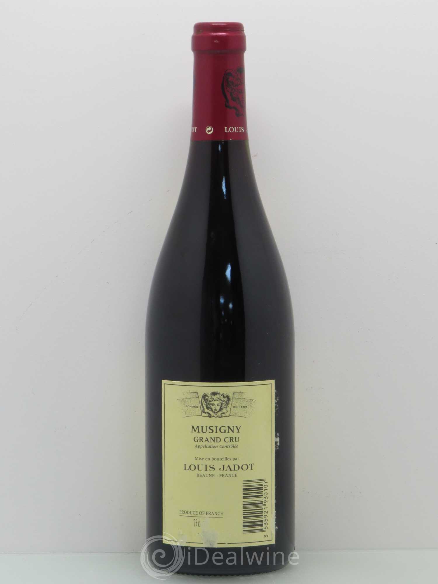 Musigny Grand Cru Louis Jadot (Domaine) 2003 - Lot de 1 bouteille - 1