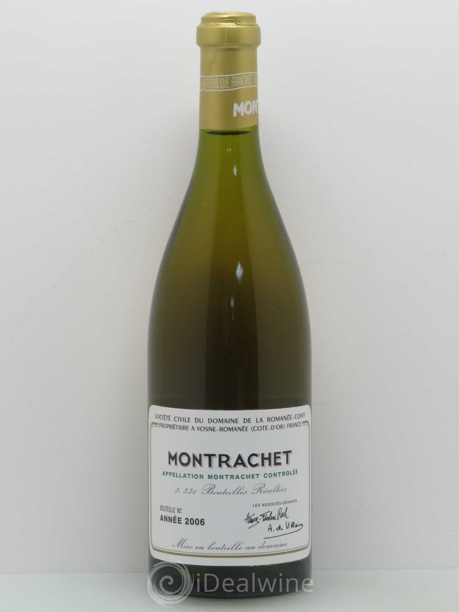 Montrachet Grand Cru Domaine de la Romanée-Conti 2006 - Posten von 1 Flasche - 0