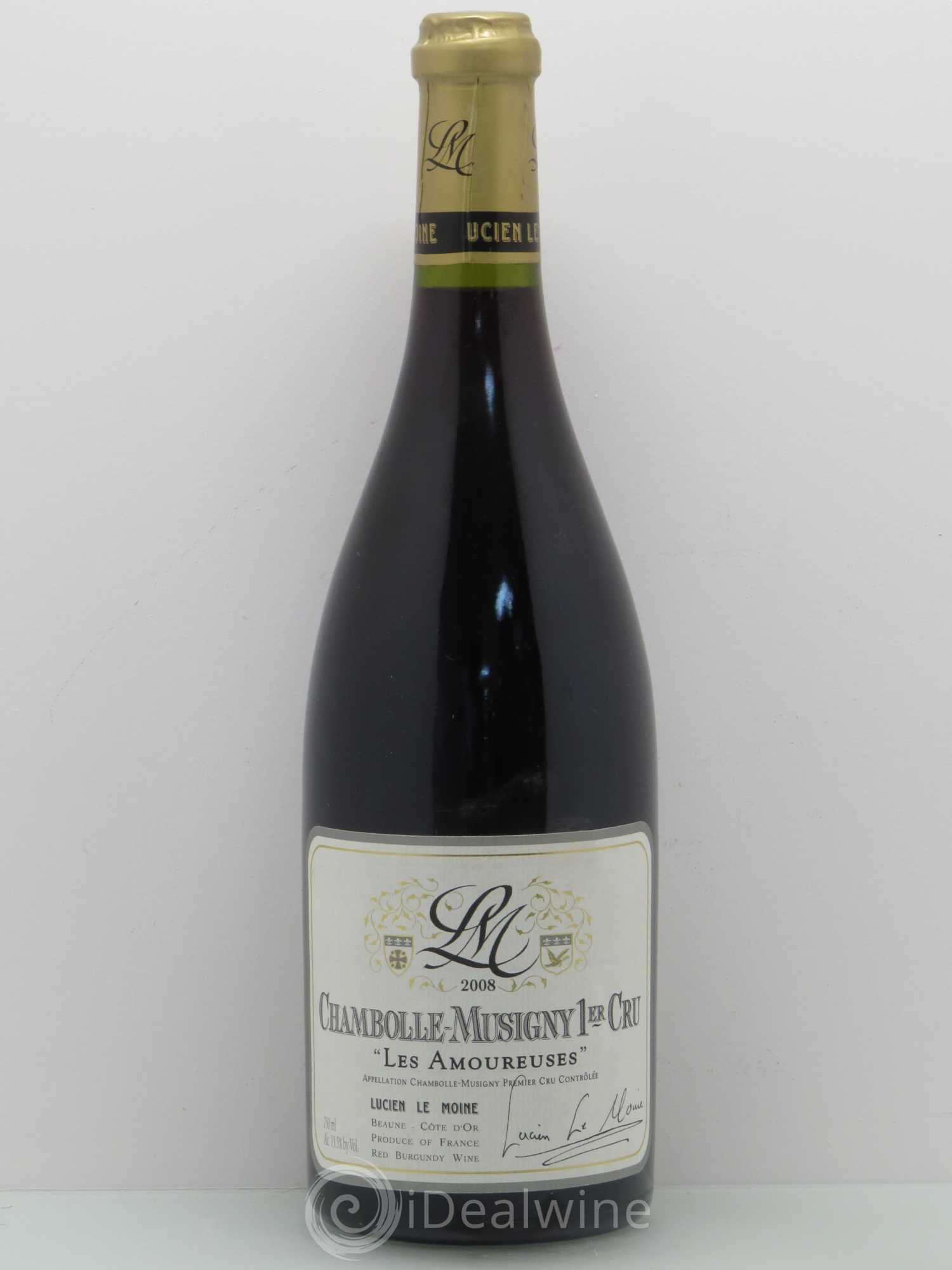 Chambolle-Musigny 1er Cru Lucien Le Moine Les Amoureuses 2008 - Posten von 1 Flasche - 0
