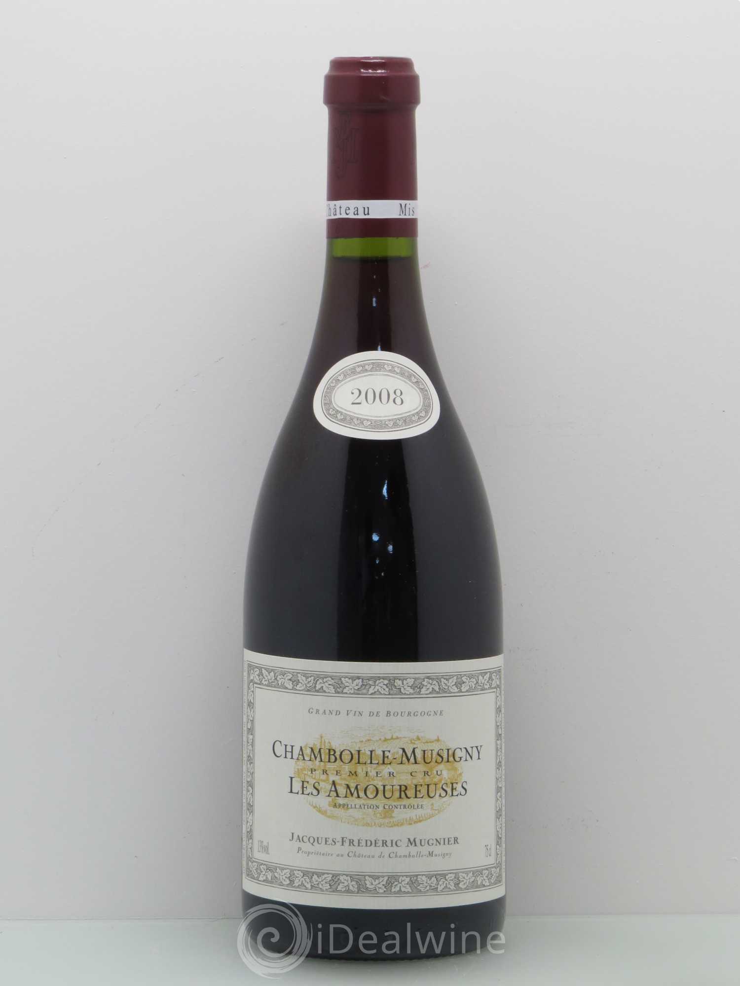 Chambolle-Musigny 1er Cru Les Amoureuses Jacques-Frédéric Mugnier 2008 - Lot de 1 bouteille - 0