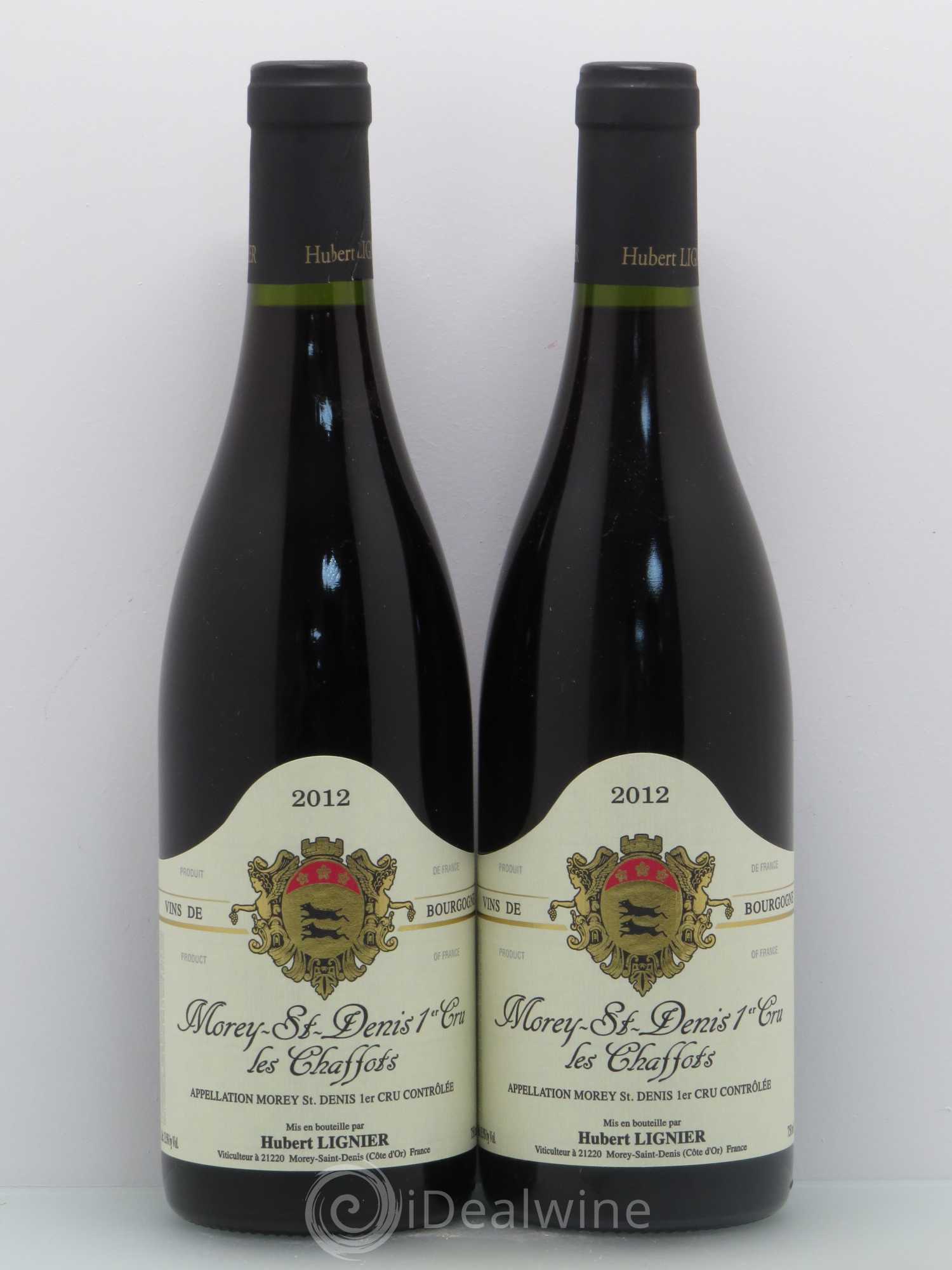 Morey-Saint-Denis 1er Cru Les Chaffots Hubert Lignier (Domaine) 2012 - Lot de 2 bouteilles - 0