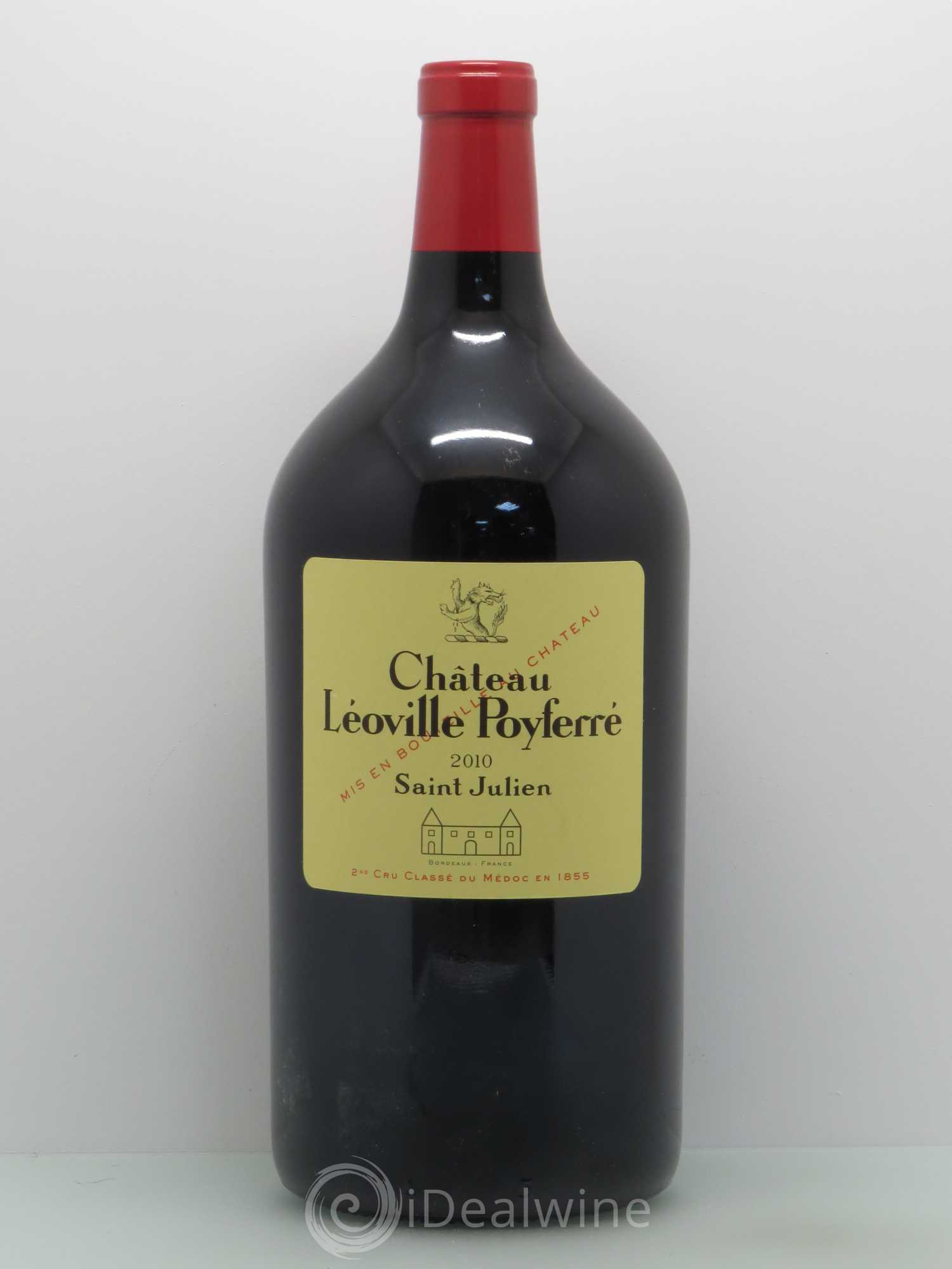 Château Léoville Poyferré 2ème Grand Cru Classé 2010 - Lot de 1 double magnum - 0