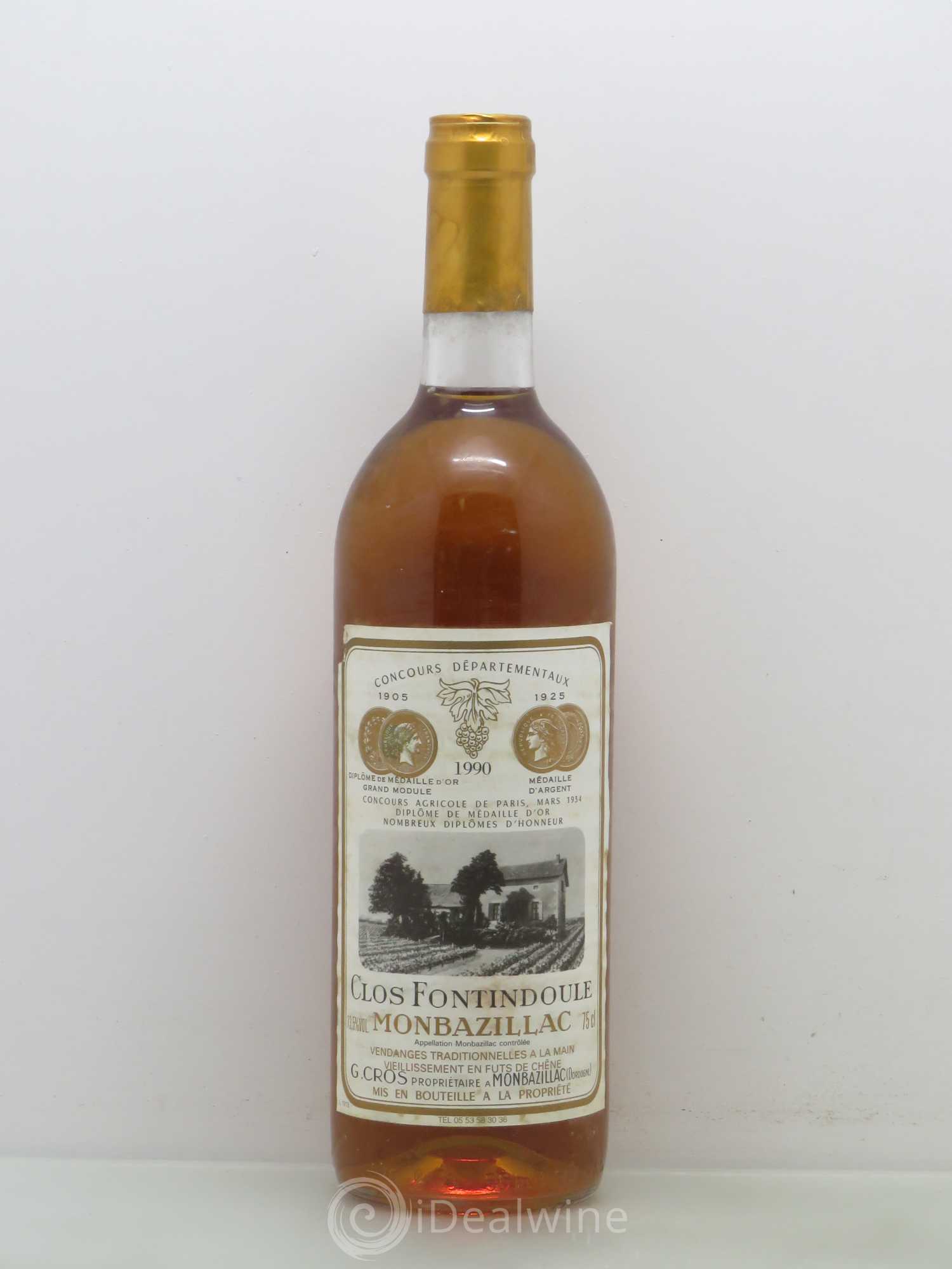 Monbazillac Clos Fontindoule 1990 - Lotto di 1 bottiglia - 0