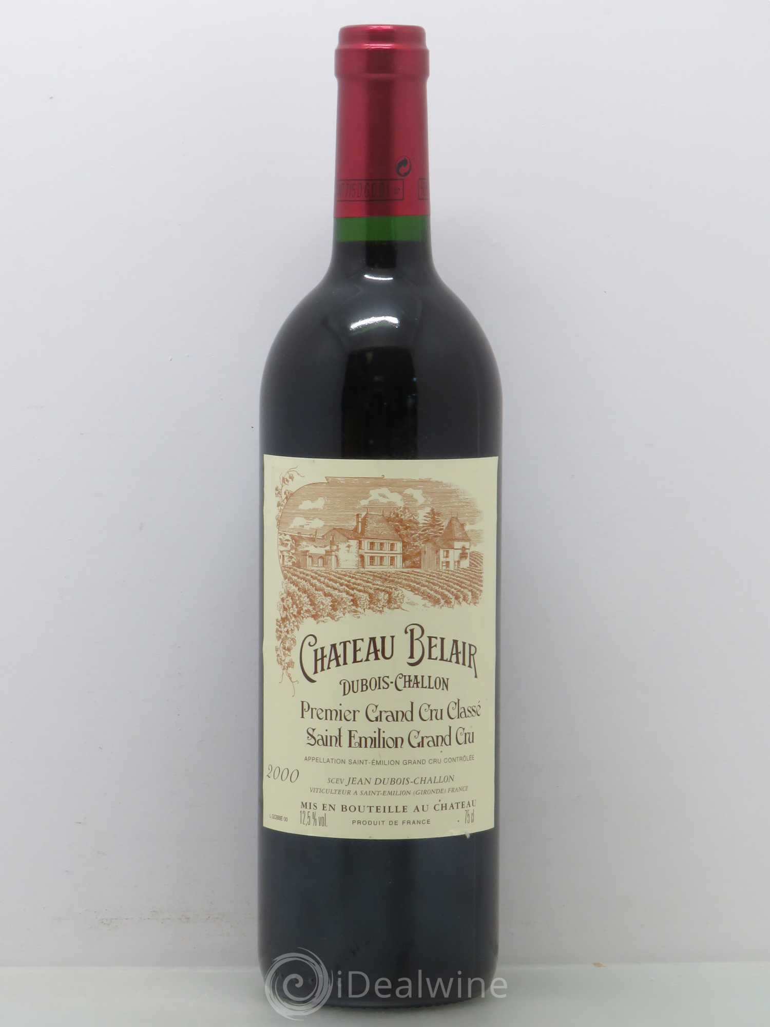 Saint-Émilion Château Bel Air - Dubois Challon 2000 - Posten von 1 Flasche - 0