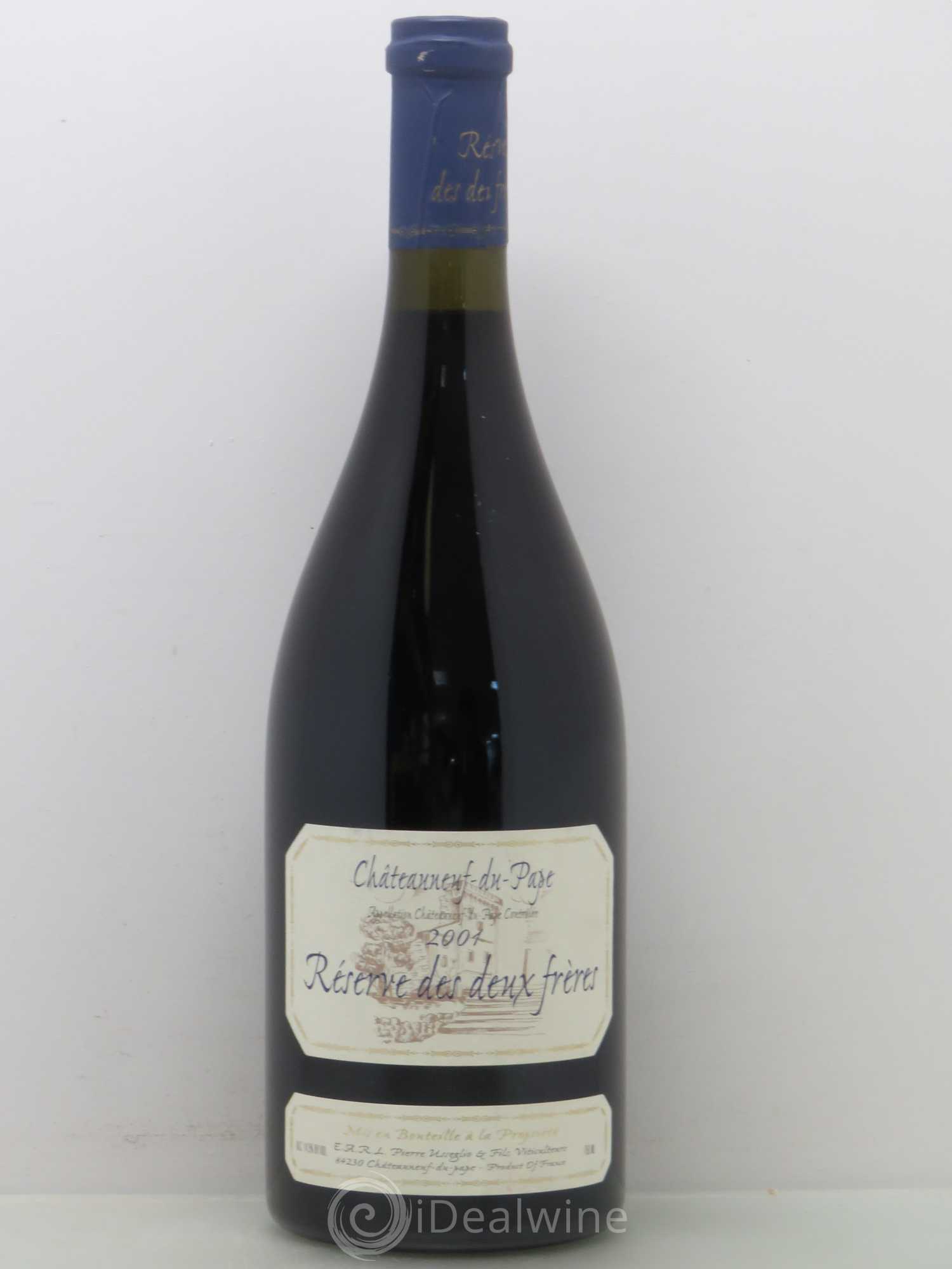 Châteauneuf-du-Pape Réserve des 2 frères Pierre Usseglio & Fils (sans prix de réserve) 2001 - Lot de 1 bouteille - 0
