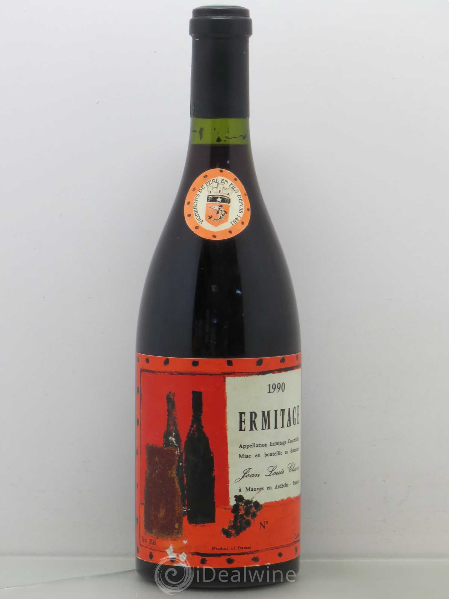 Hermitage Ermitage Cuvée Cathelin Jean-Louis Chave 1990 - Lot de 1 bouteille - 0