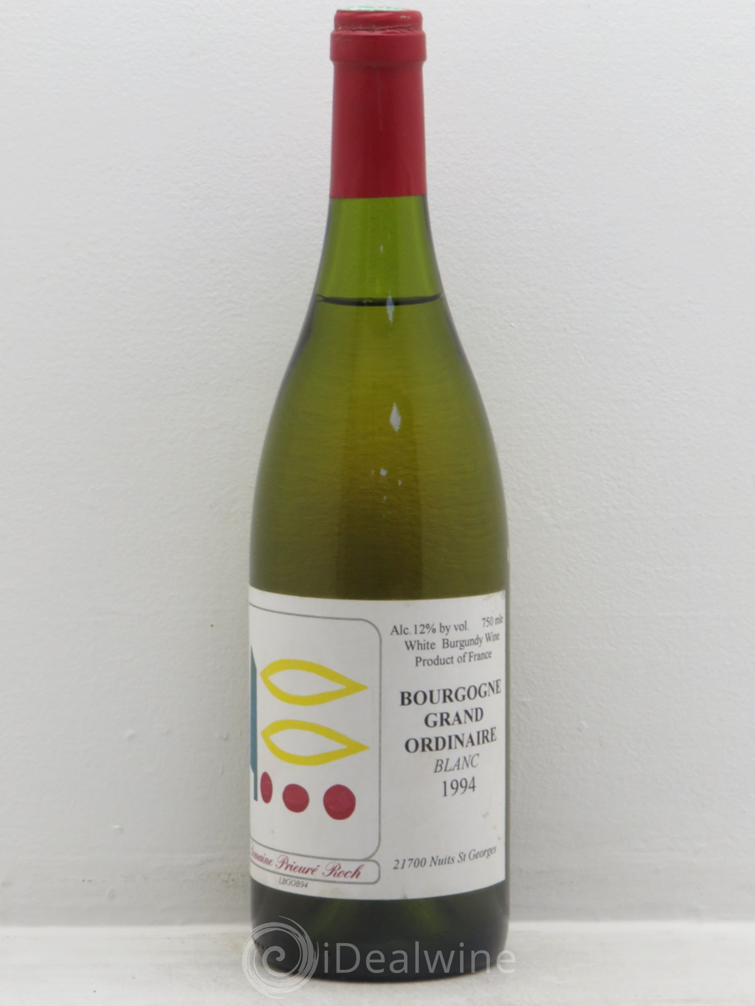 Bourgogne Grand Ordinaire Prieuré-Roch 1994 - Lot de 1 bouteille - 0