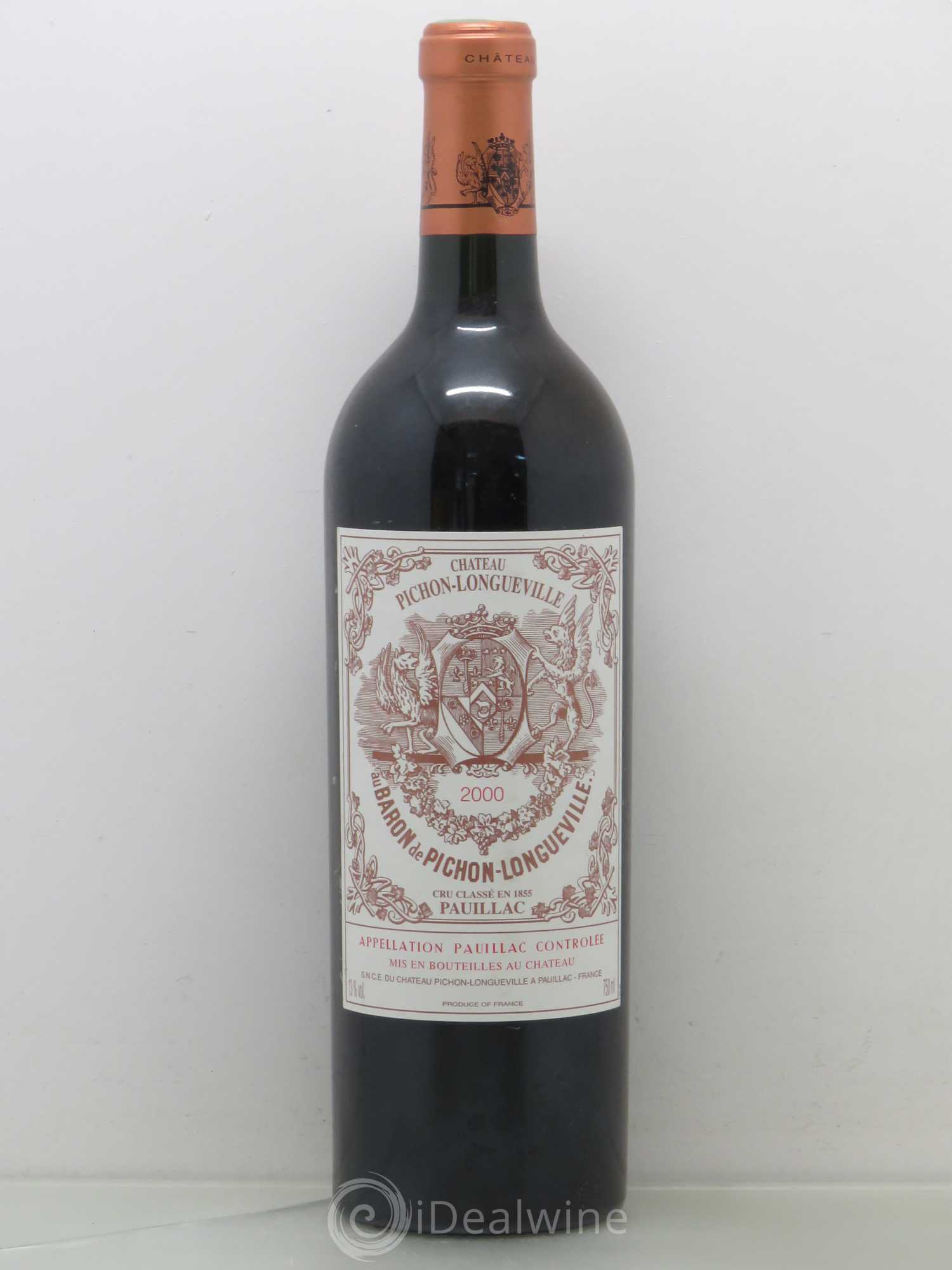 Pichon Longueville Baron 2ème Grand Cru Classé 2000 - Lot de 1 bouteille - 0