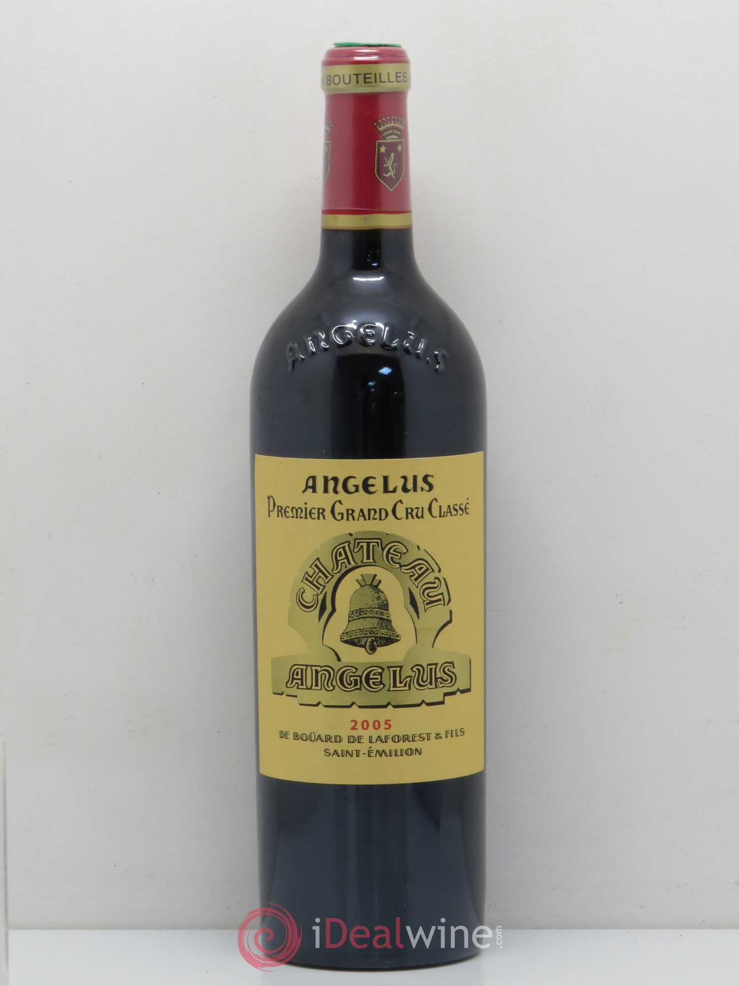Château Angélus 1er Grand Cru Classé A 2005 - Lot de 1 bouteille - 0
