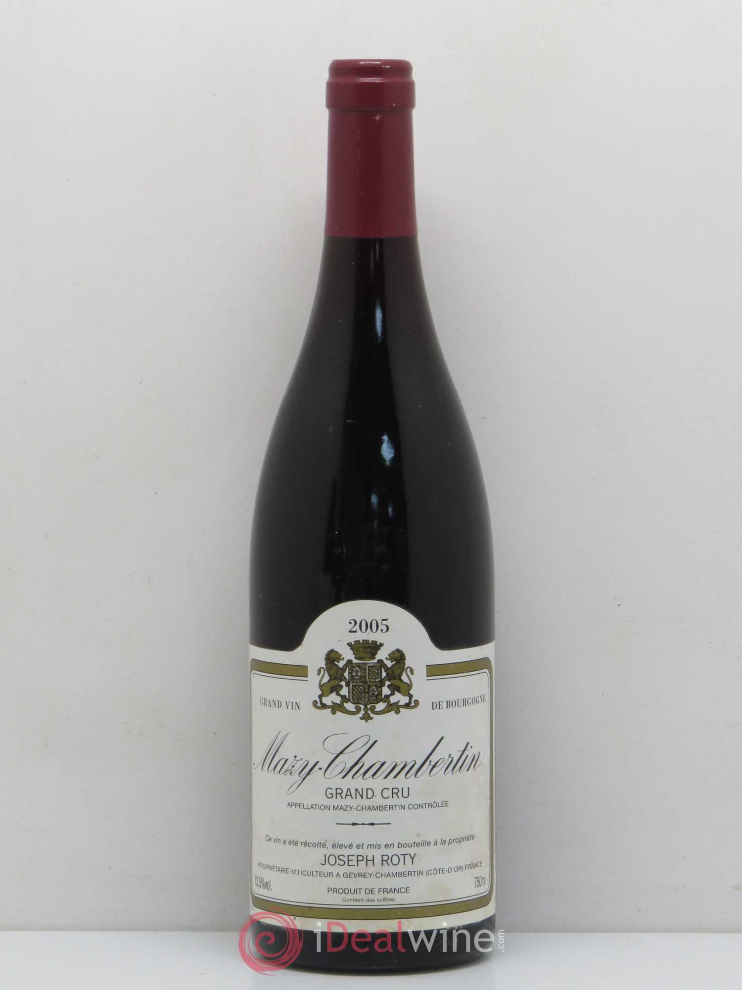 Mazis-Chambertin Grand Cru Joseph Roty (Domaine) 2005 - Lot de 1 bouteille - 0