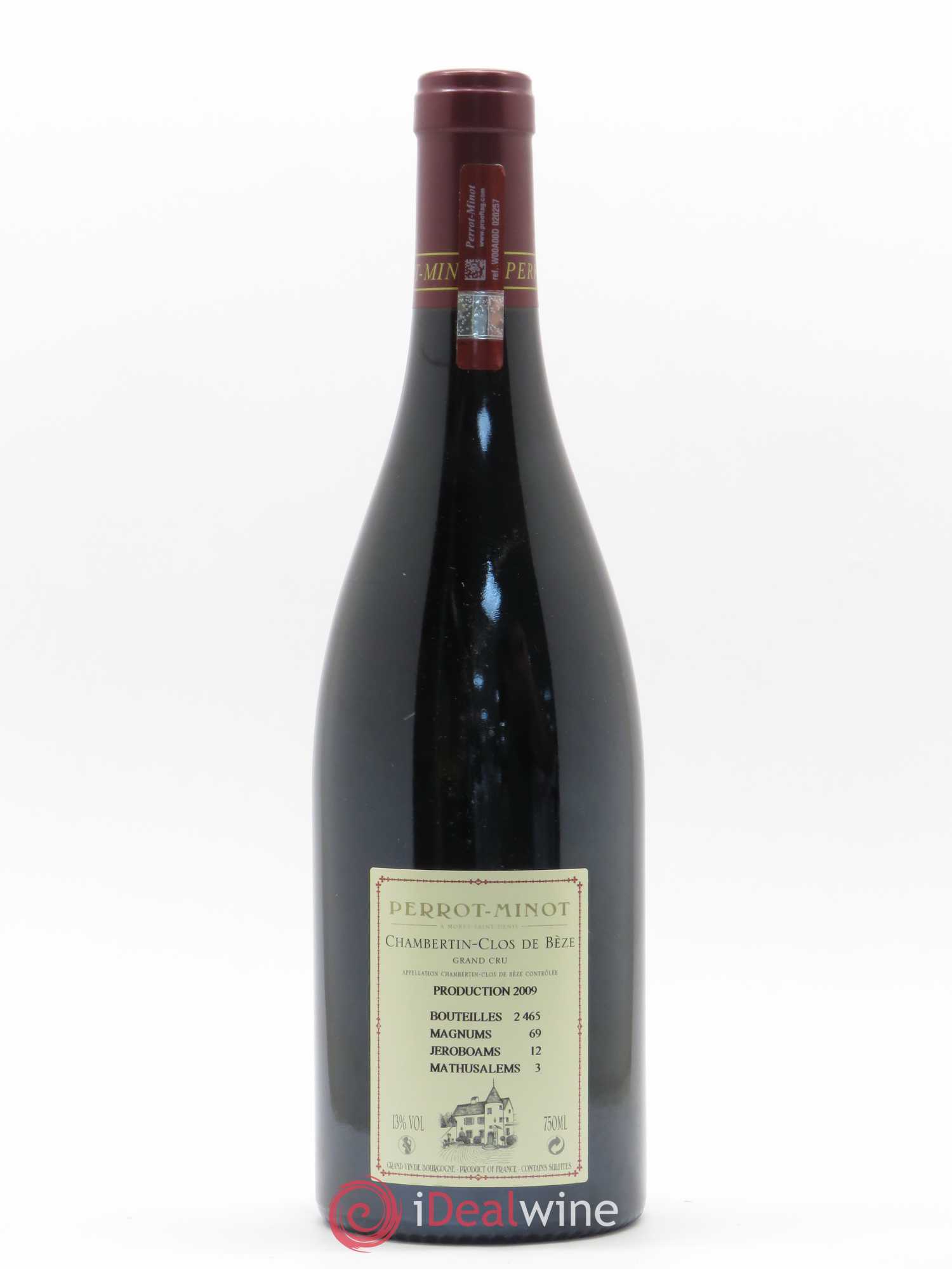 Chambertin Clos de Bèze Grand Cru Vieilles vignes Perrot-Minot 2009 - Lot de 1 bouteille - 1
