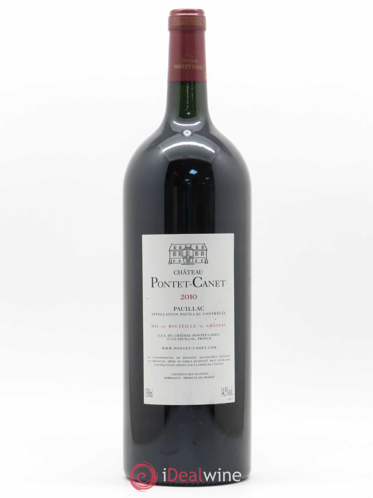 Château Pontet Canet 5ème Grand Cru Classé 2010 - Lot de 1 magnum - 1
