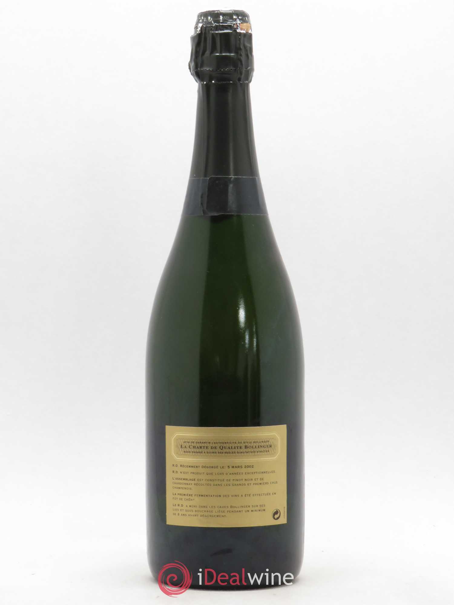 R.D. Extra-Brut Bollinger 1985 - Lot de 1 bouteille - 1
